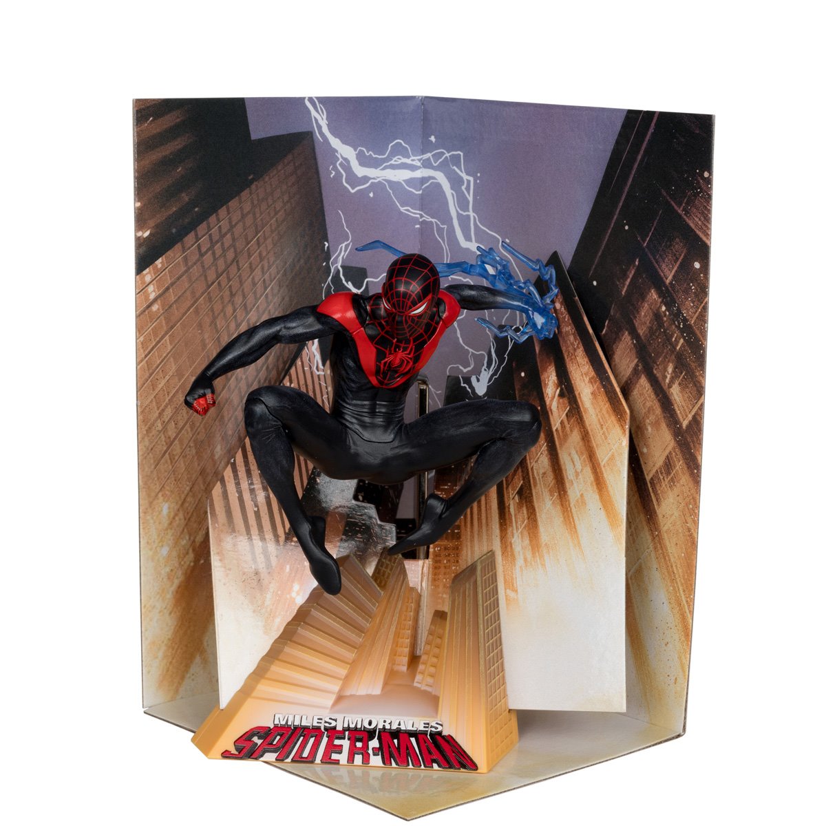 Spider-Man (Miles Morales: Spider-Man #1) 1:10th Figure w/Scene by McFarlane