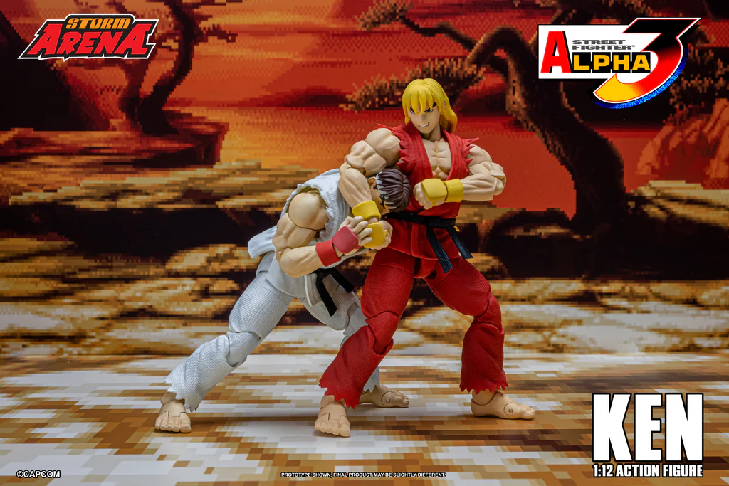 KEN STREET FIGHTER ALPHA 3 (STORM ARENA) 1/12 Scale By Storm Collectibles