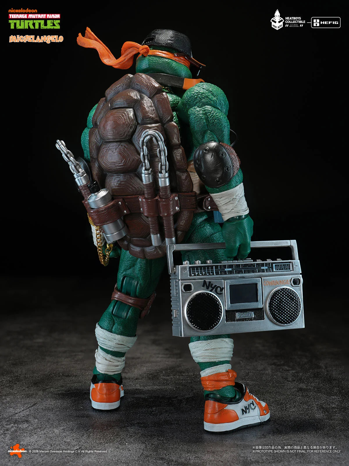 HB0105 HEFIG TMNT Michelangelo Action Figure Bonus Edition By Heatboys