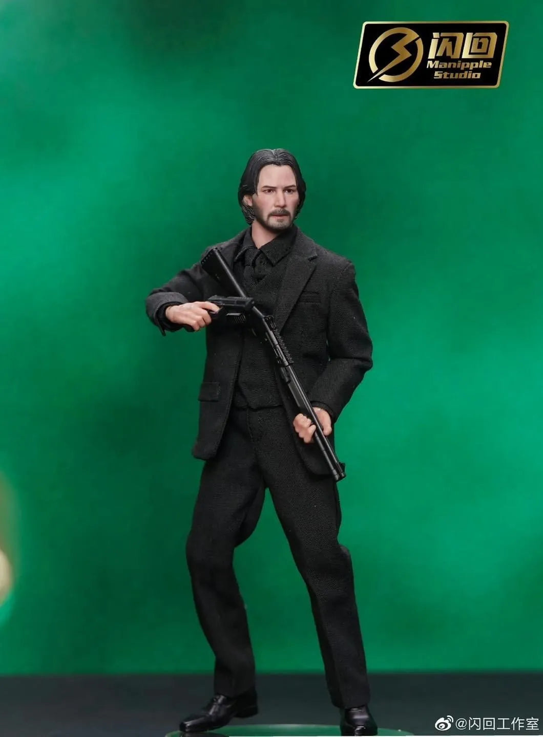 Manipple 1/12 Mr. Wick Cloth Action Figure