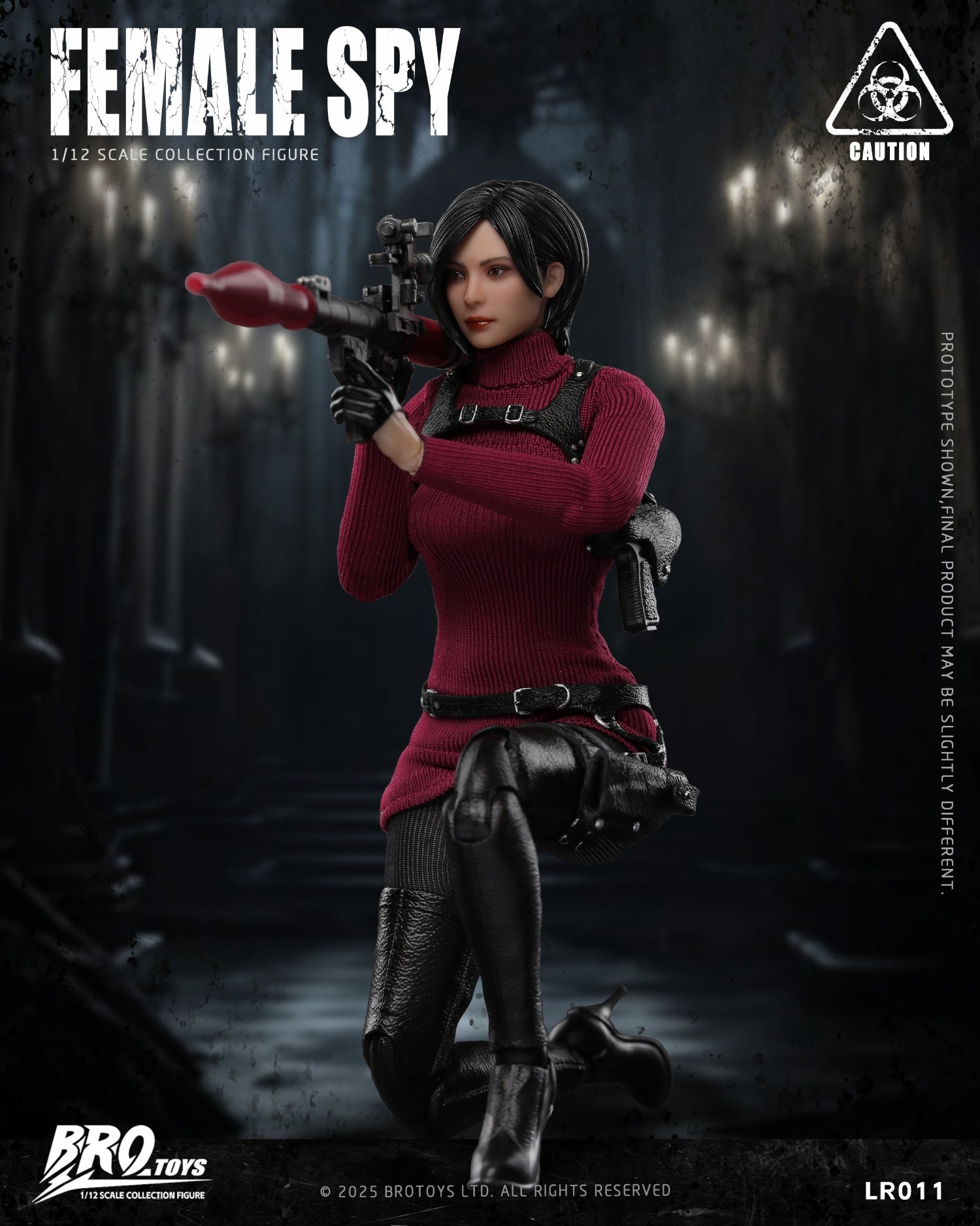 Female Spy Action Figure from BROTOYS