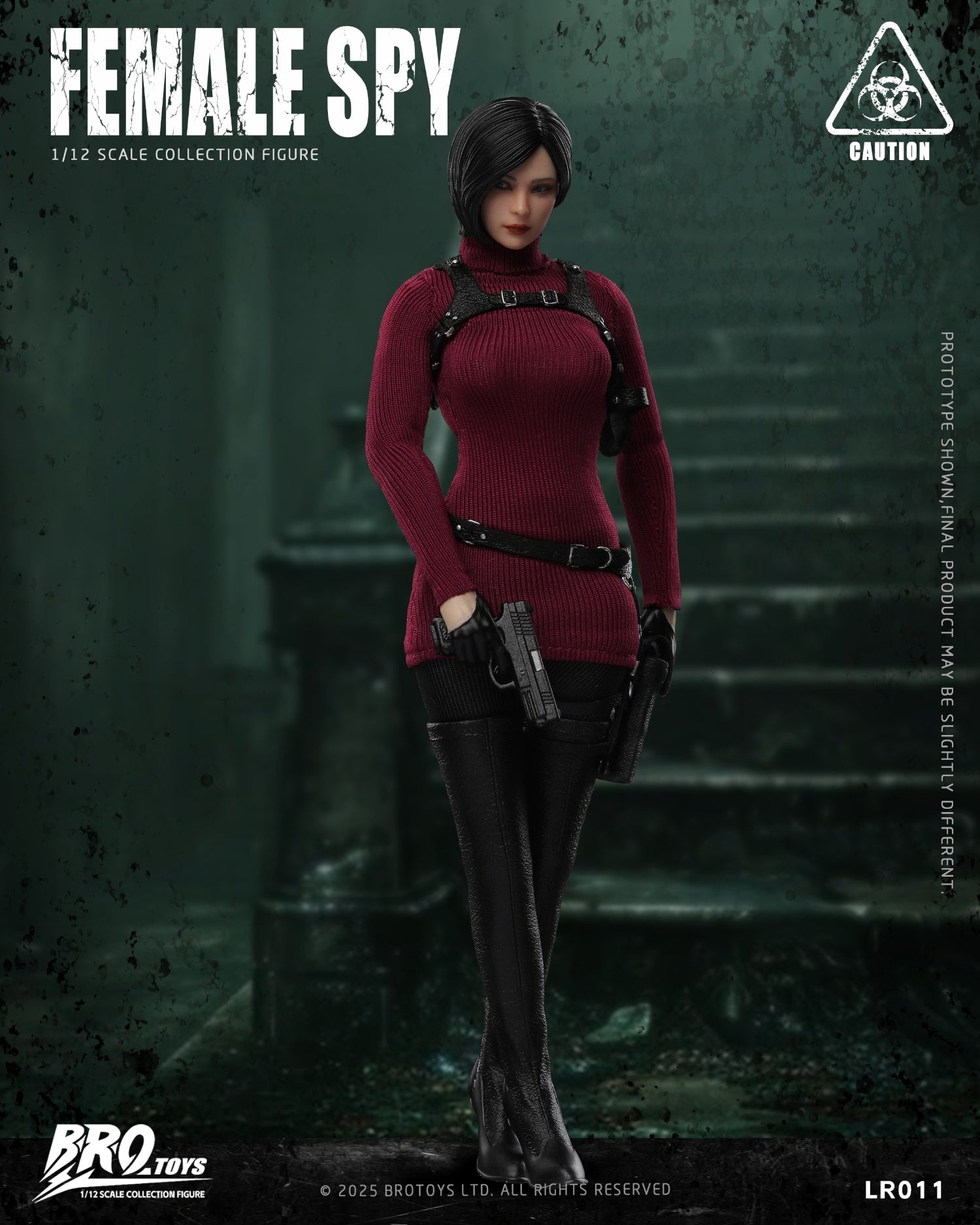 Female Spy Action Figure from BROTOYS