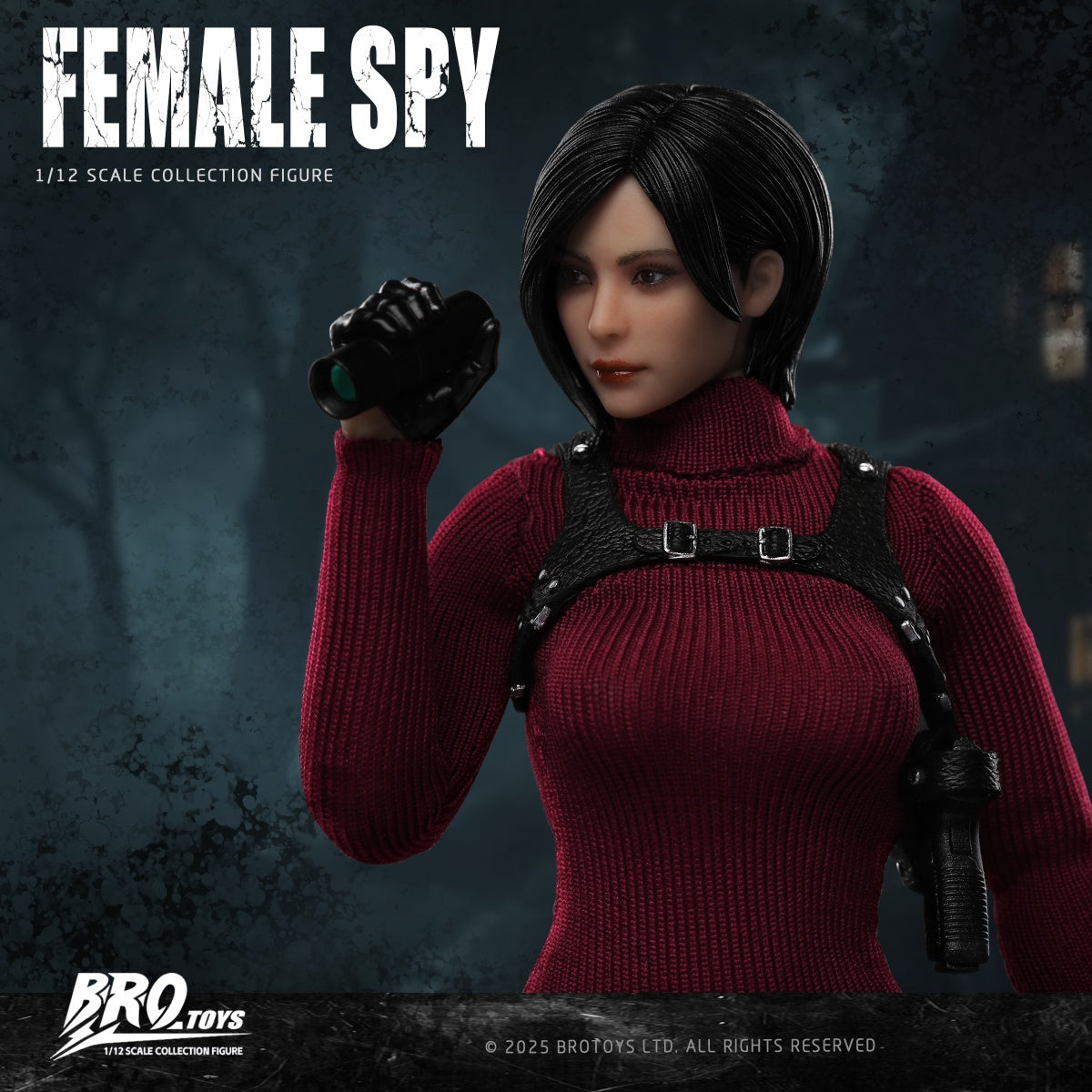 Female Spy Action Figure from BROTOYS