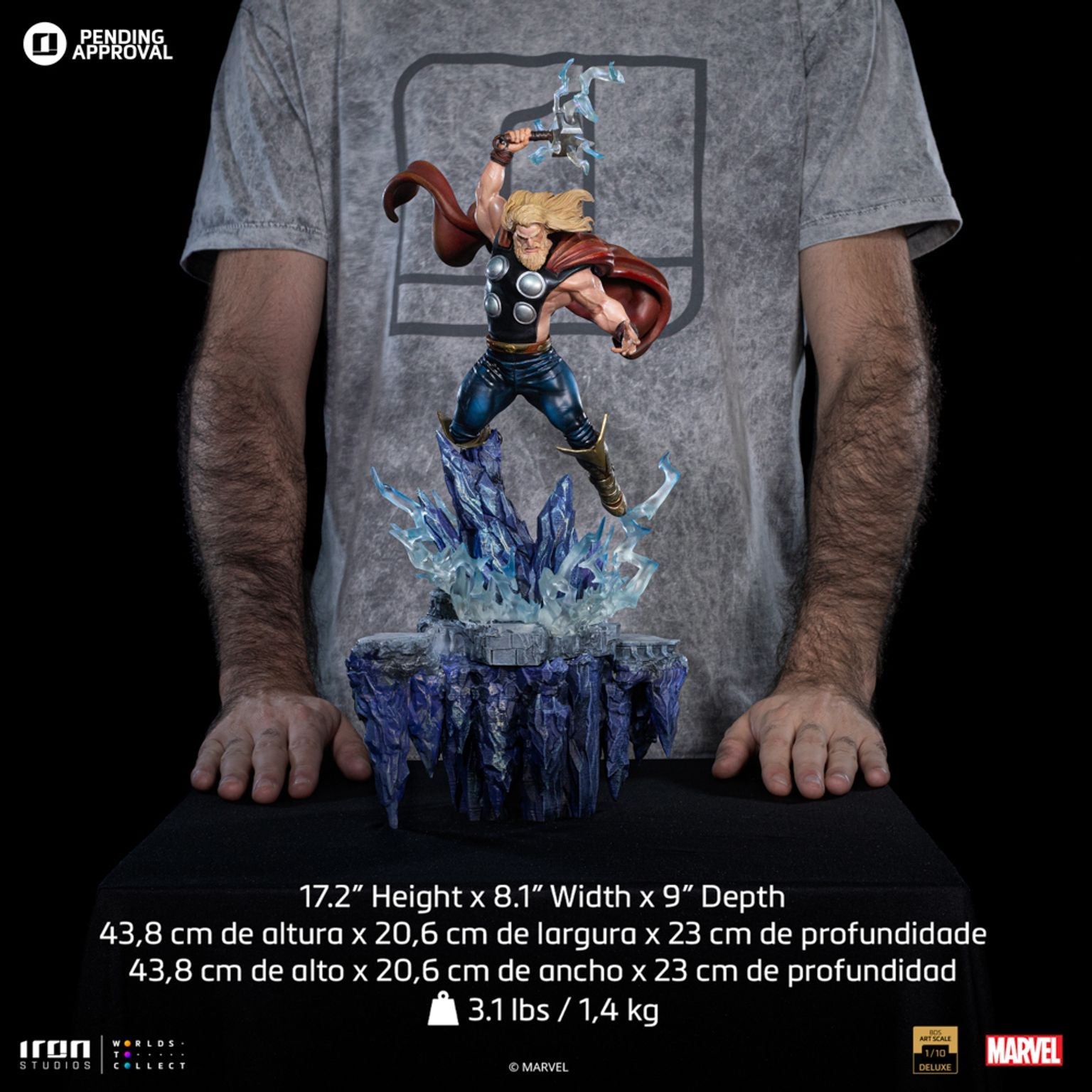 Thor Avengers Infinity Gauntlet Diorama Deluxe by Iron Studios