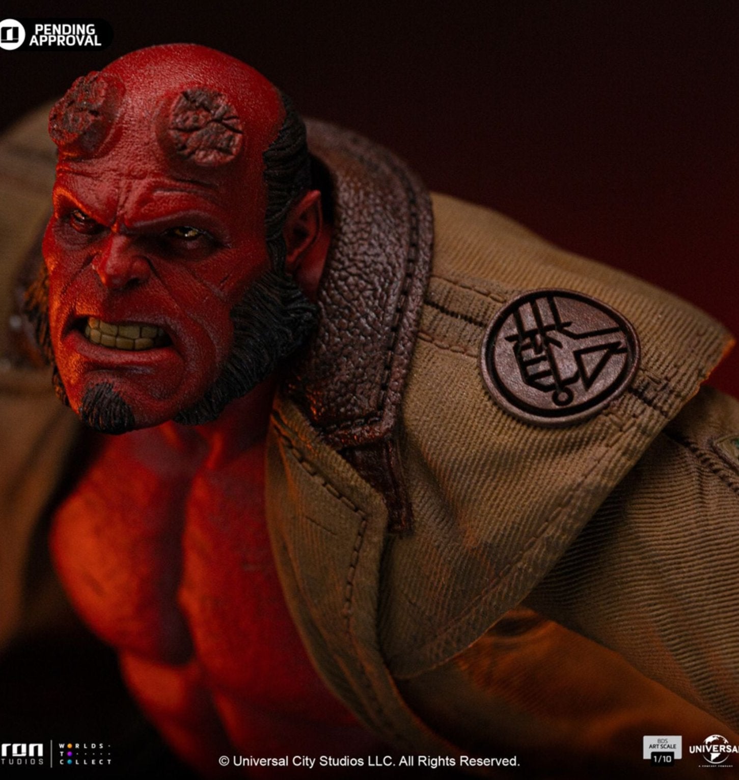 Hellboy (Hellboy 2) 1/10 statue by Iron Studios