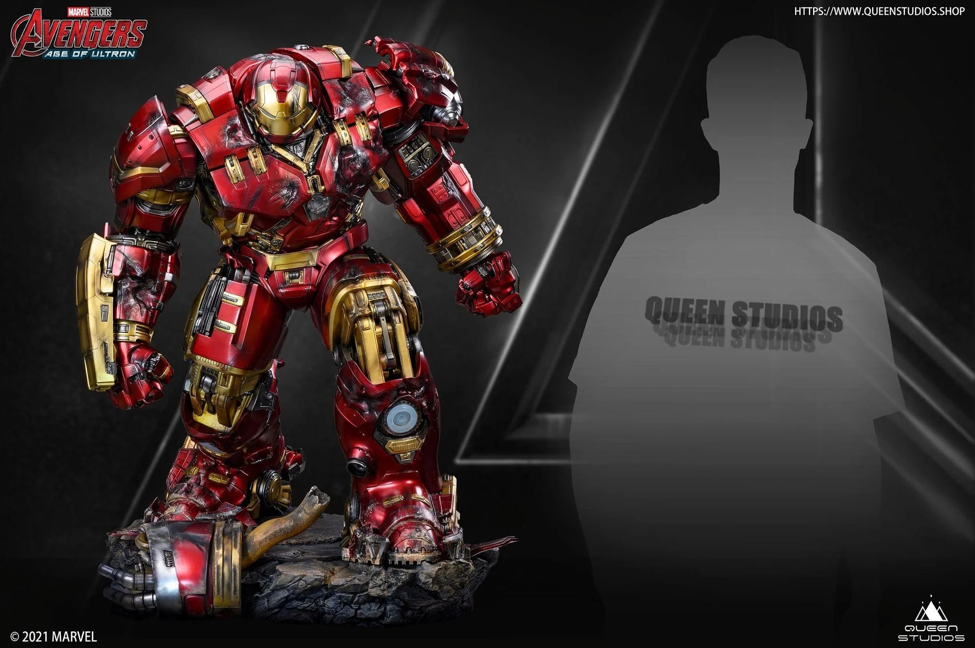 Queen Studios Iron Man Hulkbuster Mark 44 1/4 Scale Statue