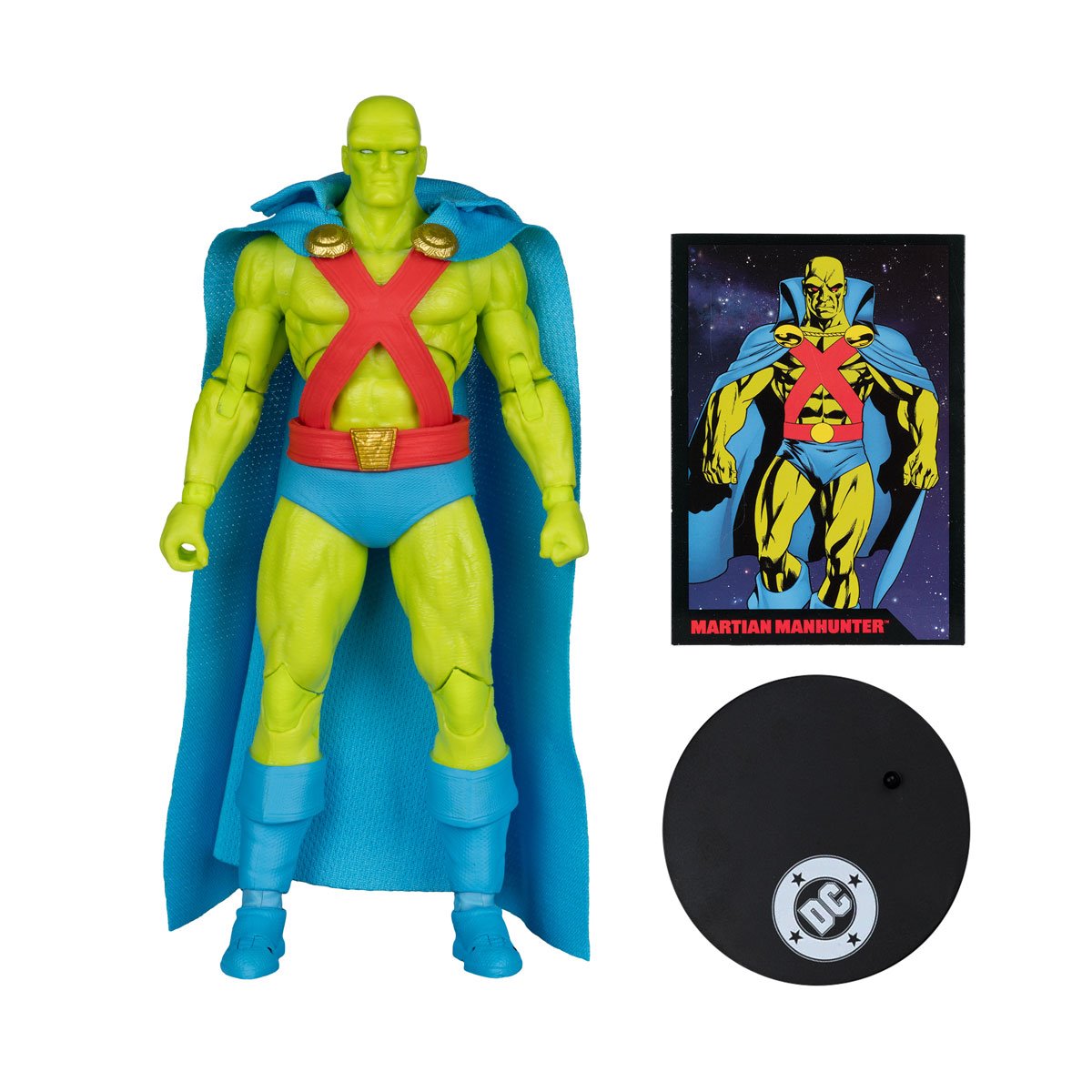 DC Direct Page Punchers Martian Manhunter Action Figure with comic