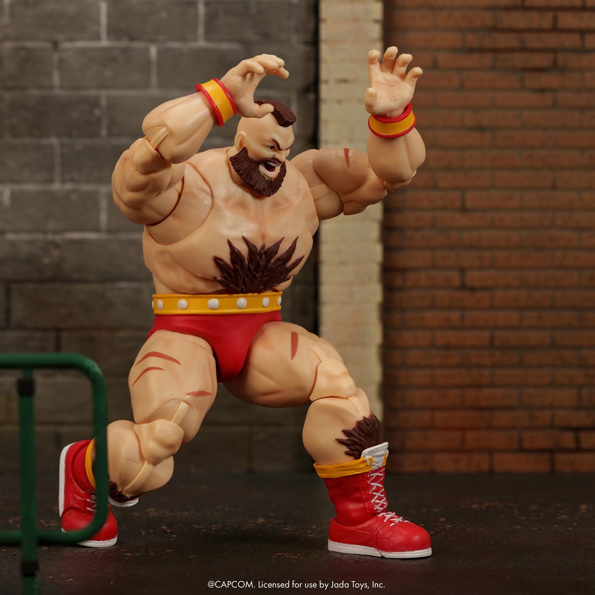 Ultra Street Fighter II Zangief Deluxe Scale Action Figure by Jada Toys