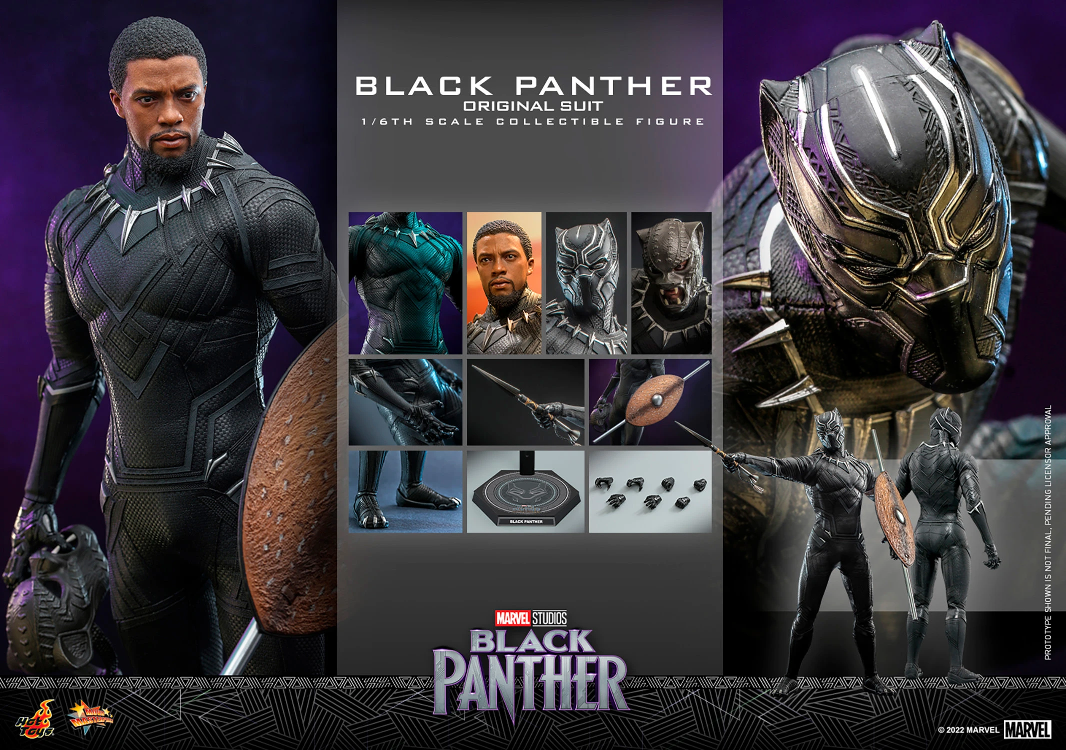 Black Panther (Original Suit) Sixth Scale Figure by Hot Toys