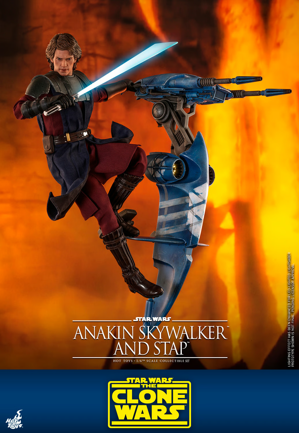 Anakin Skywalker and STAP Sixth Scale Figure Set by Hot Toys