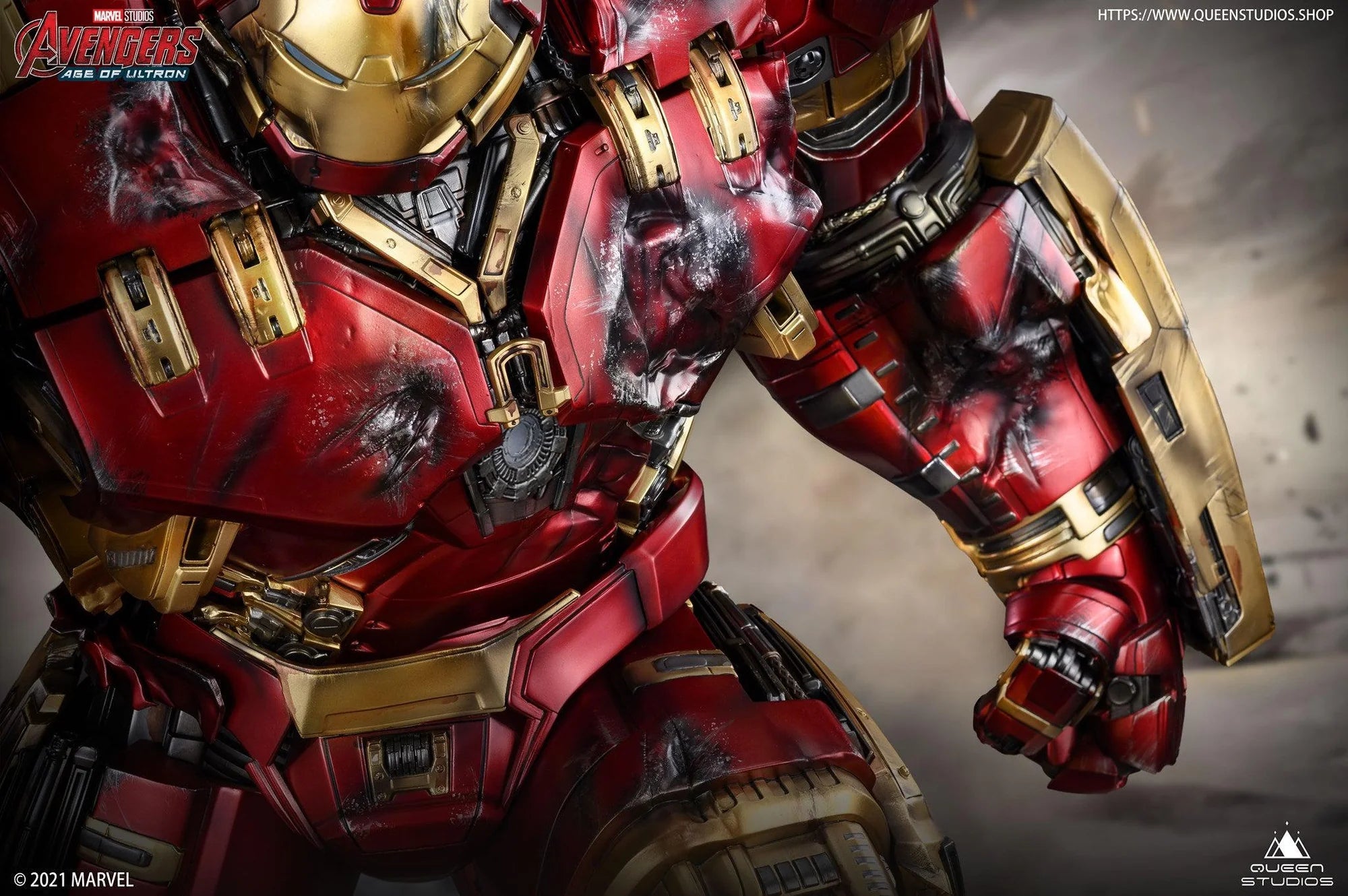 Queen Studios Iron Man Hulkbuster Mark 44 1/4 Scale Statue