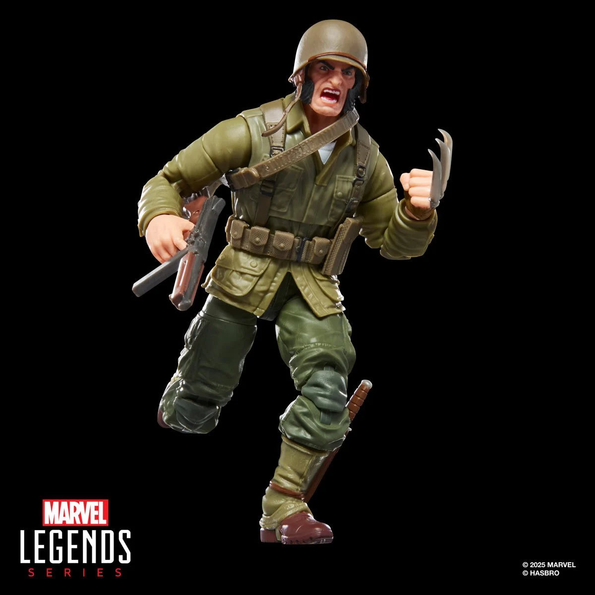 Marvel Legends Series Wolverine (WWII Logan) X-Men Comics Action Figure