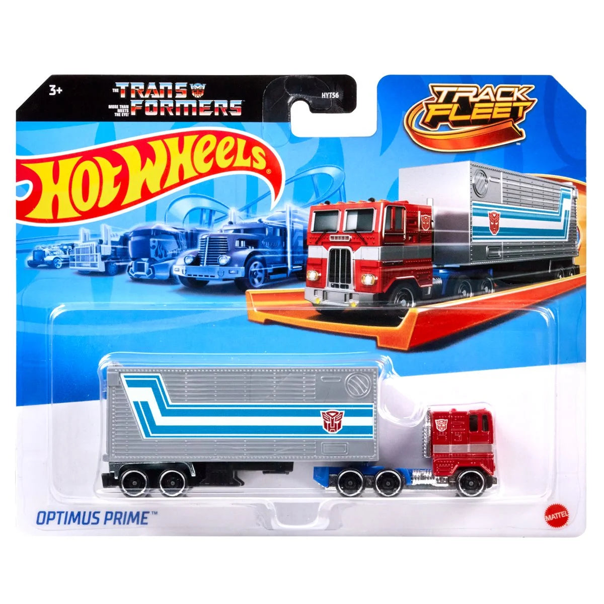 Hot Wheels Transformers Optimus Prime Track Fleet