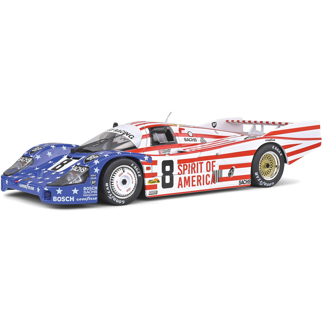 1986 Porsche 956 LH 3rd 24H LeMans 1:18 Solido diecast Scale Model Car