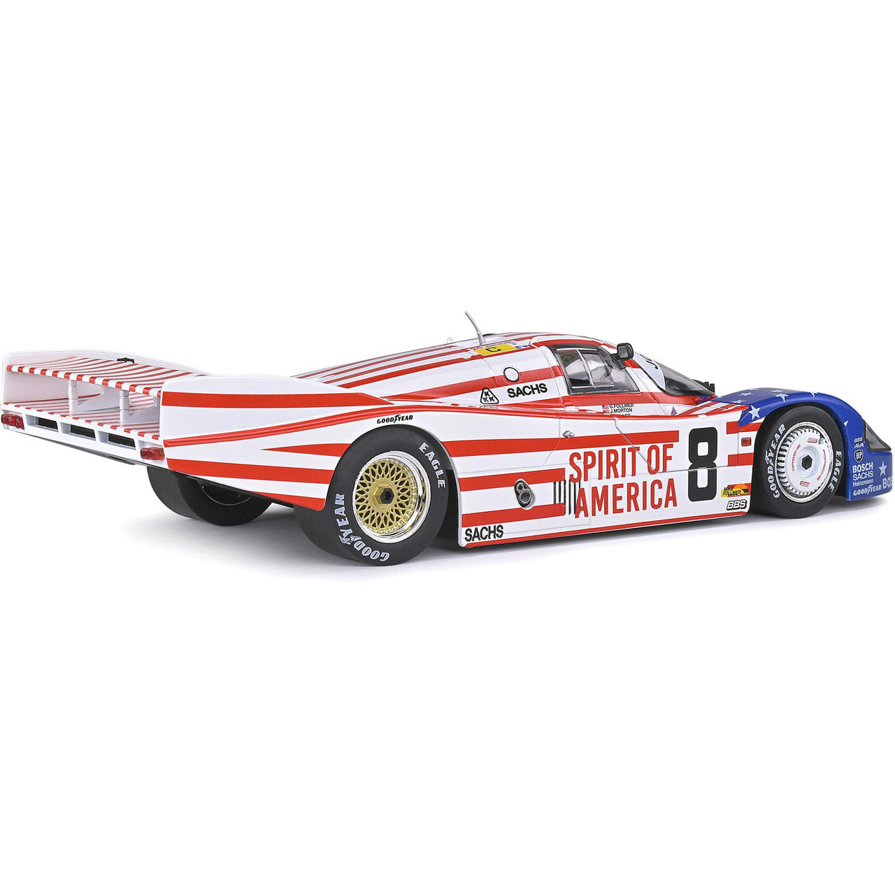 1986 Porsche 956 LH 3rd 24H LeMans 1:18 Solido diecast Scale Model Car
