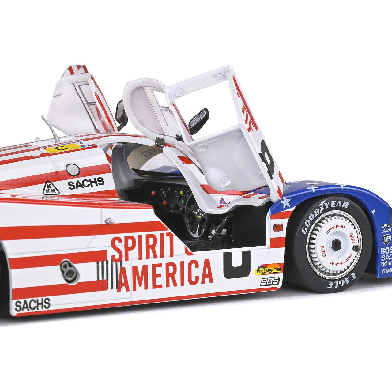 1986 Porsche 956 LH 3rd 24H LeMans 1:18 Solido diecast Scale Model Car