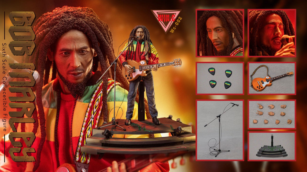 Win.c Studio WC002 Legendary Pacifist Bob Marley 1/6 Scale Action Figure
