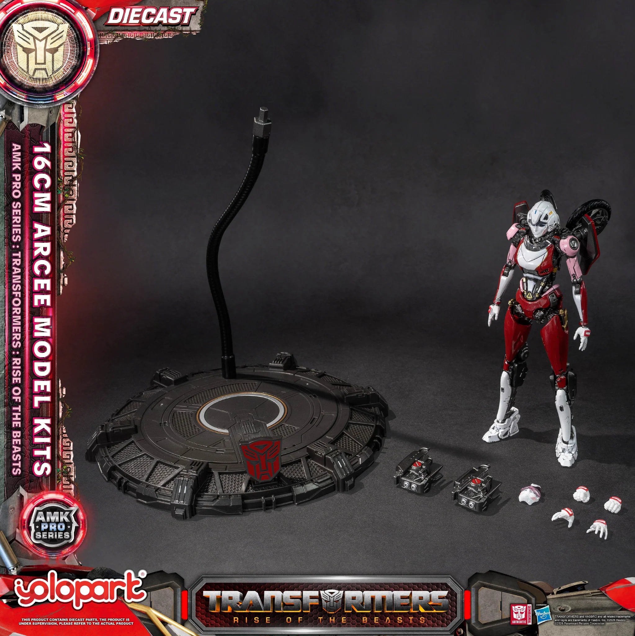 Transformers Rise of the Beast AMK PRO Series Arcee Model Kit by Yolopark