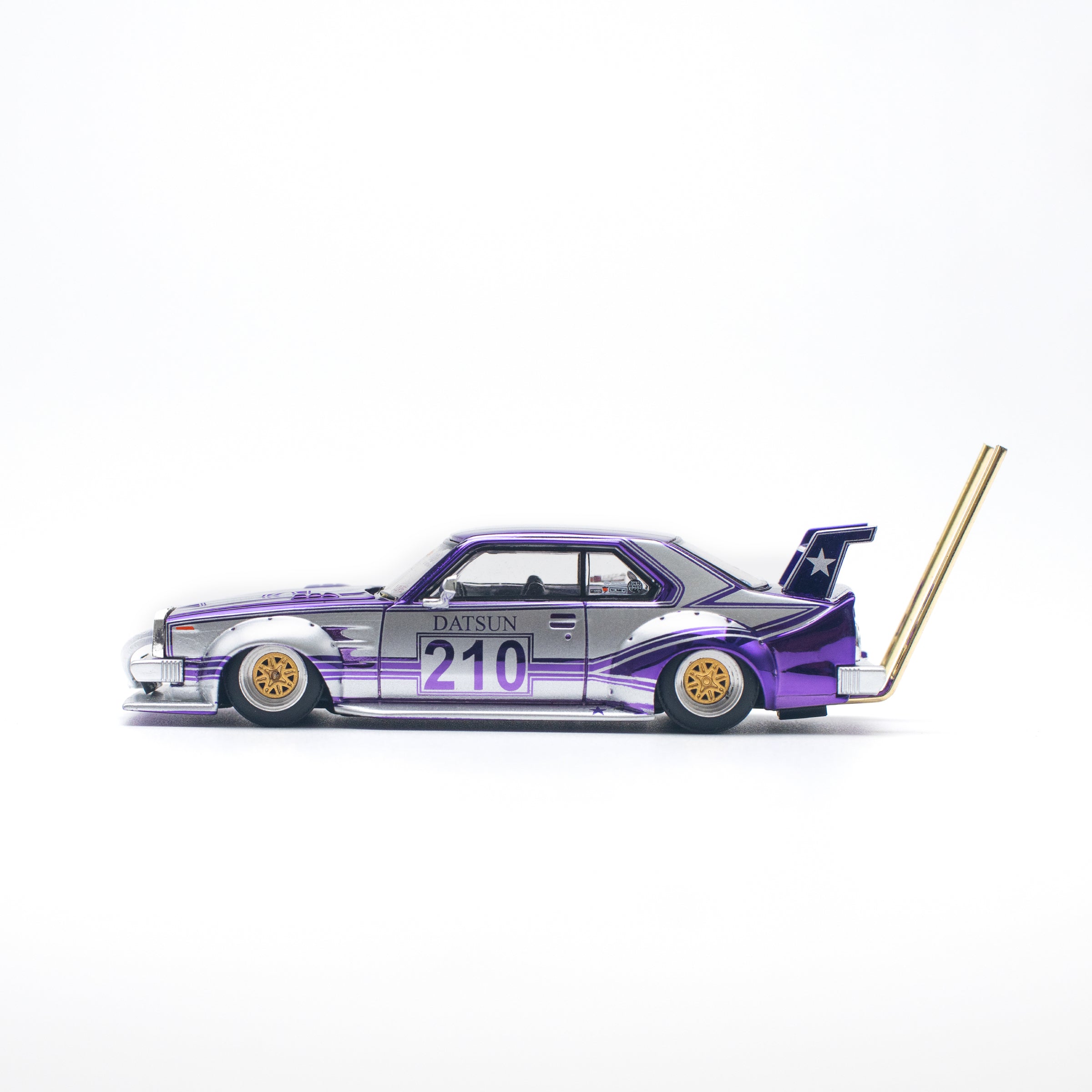 Skyline C210 Kaido Racer Bosozuko Style Purple PR640107 by Pop Race