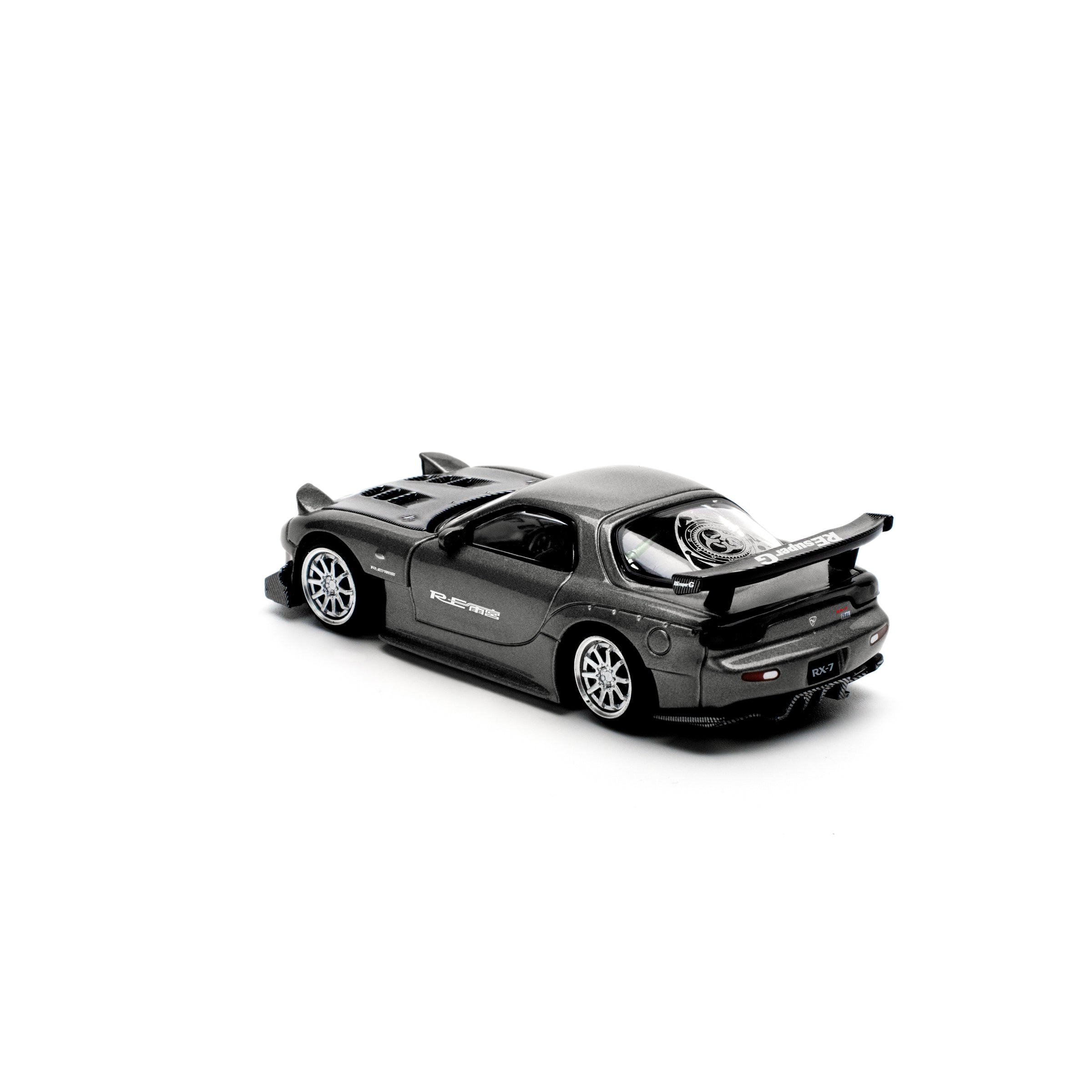 MAZDA RX7 RE-AMEMIYA WIDEBODY GUNMETAL PR640255 by Pop Race