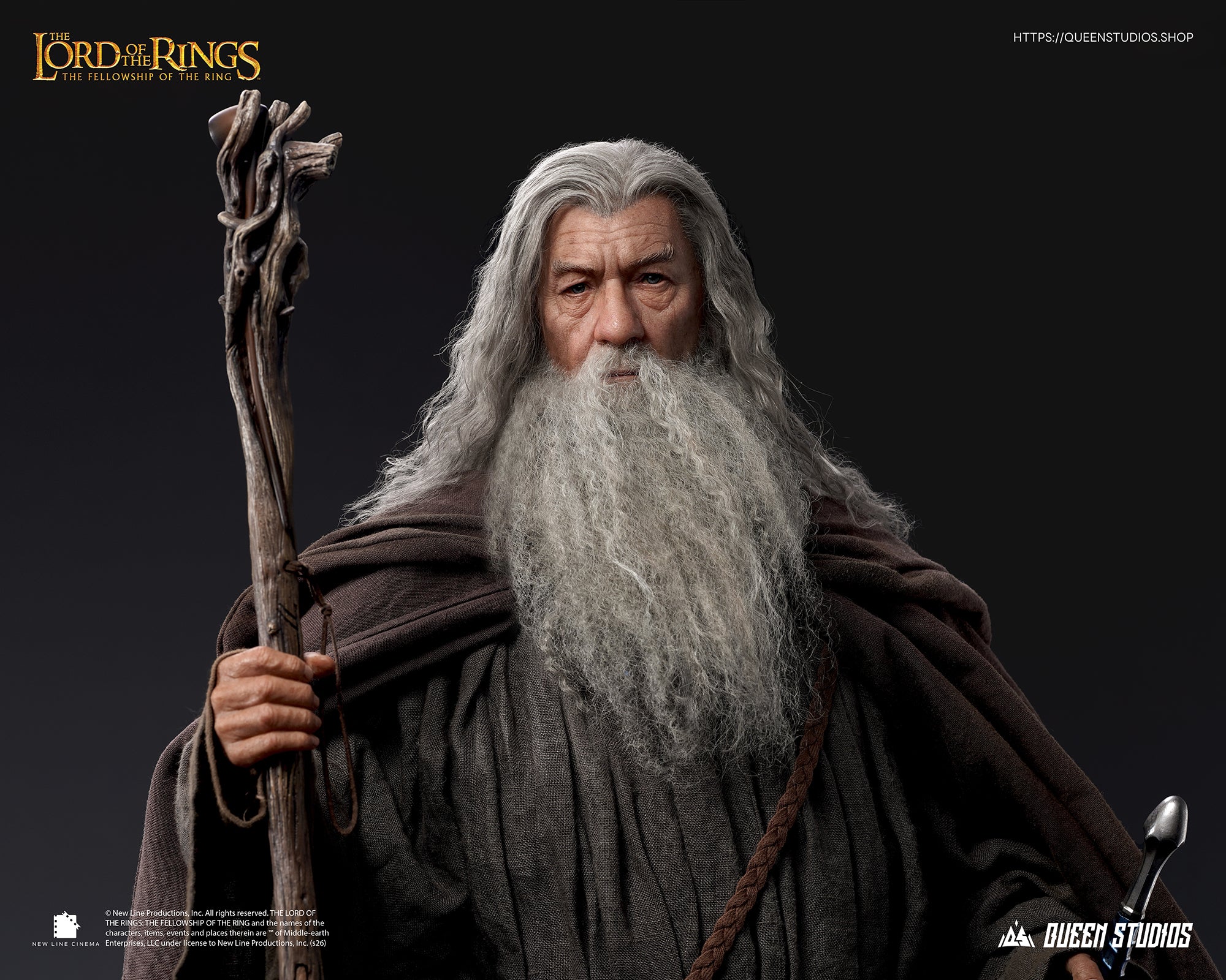 Queen Studios The Lord of the Rings The Fellowship of the Ring Gandalf 1/3 Scale Statue
