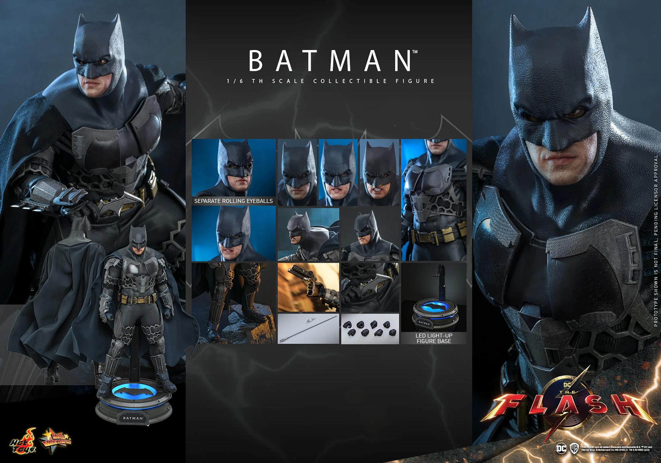 Batman (The Flash) Sixth Scale Figure by Hot Toys