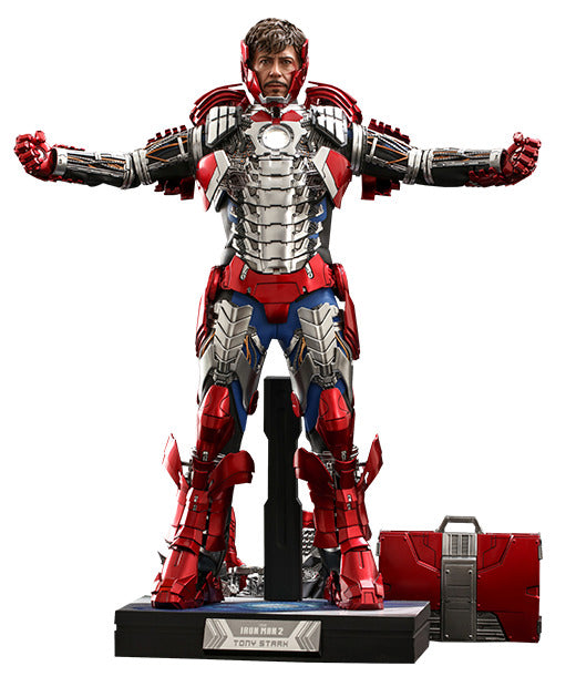 TONY STARK (MARK V SUIT UP VERSION) DELUXE Sixth Scale Figure by Hot Toys