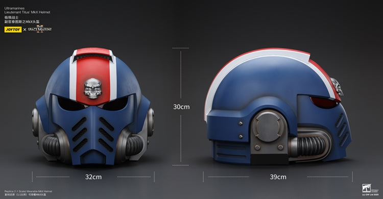 Ultramarines Lieutenant Titus' MkX Helmet by JOYTOY