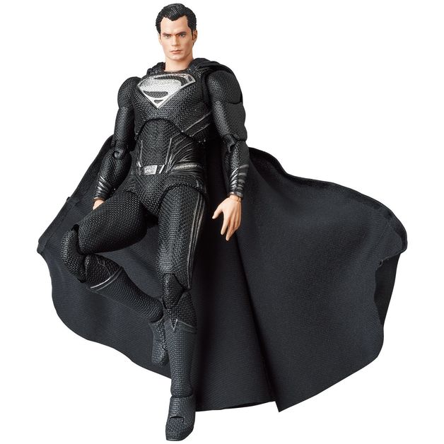 Zack Snyder's Justice League MAFEX No.174 Superman (Black Suit)