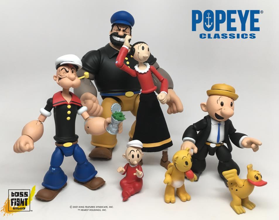Popeye Classics Bluto Action Figure By Boss Fight Studio