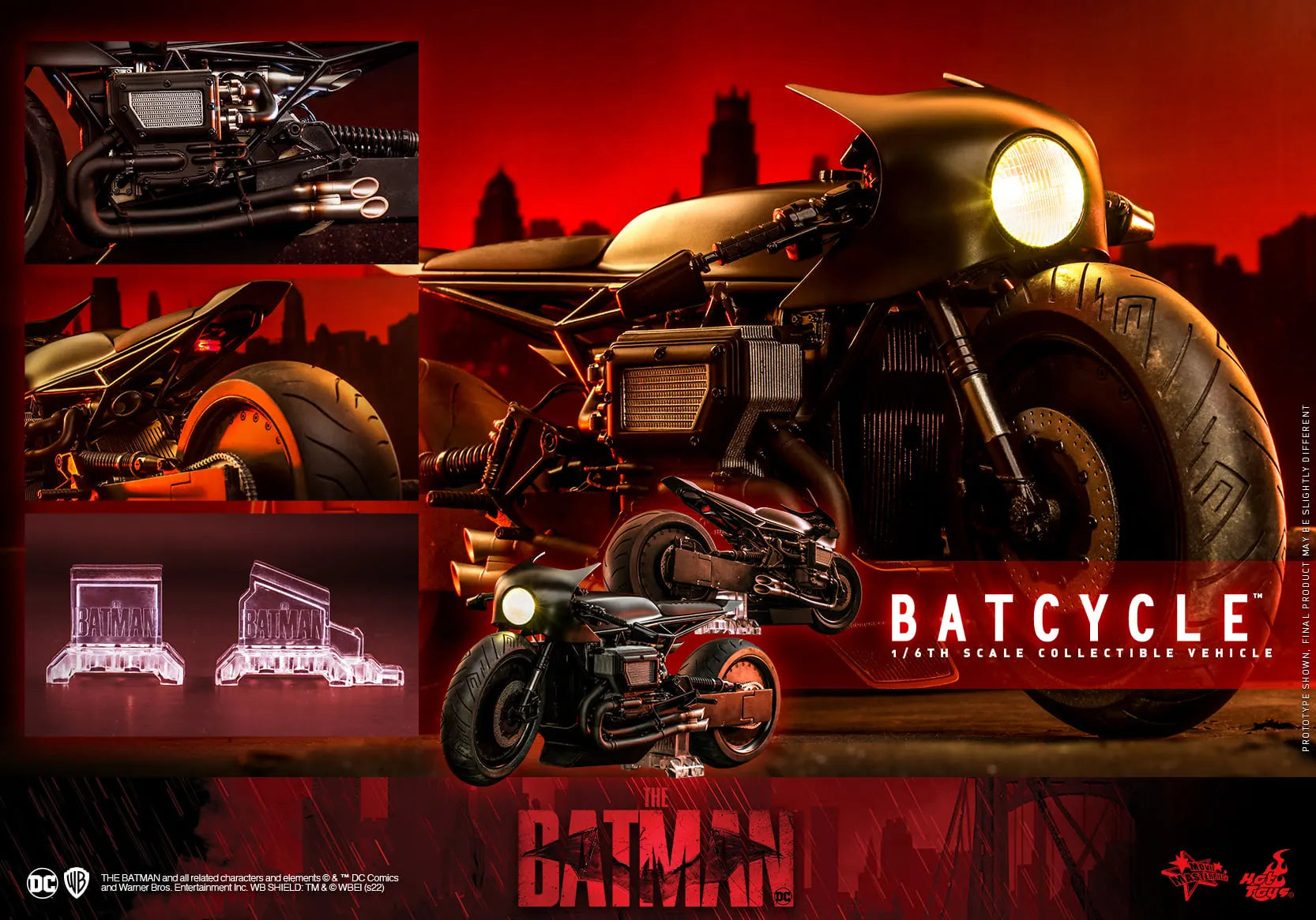 BATCYCLE Sixth Scale Figure Accessory by Hot Toys