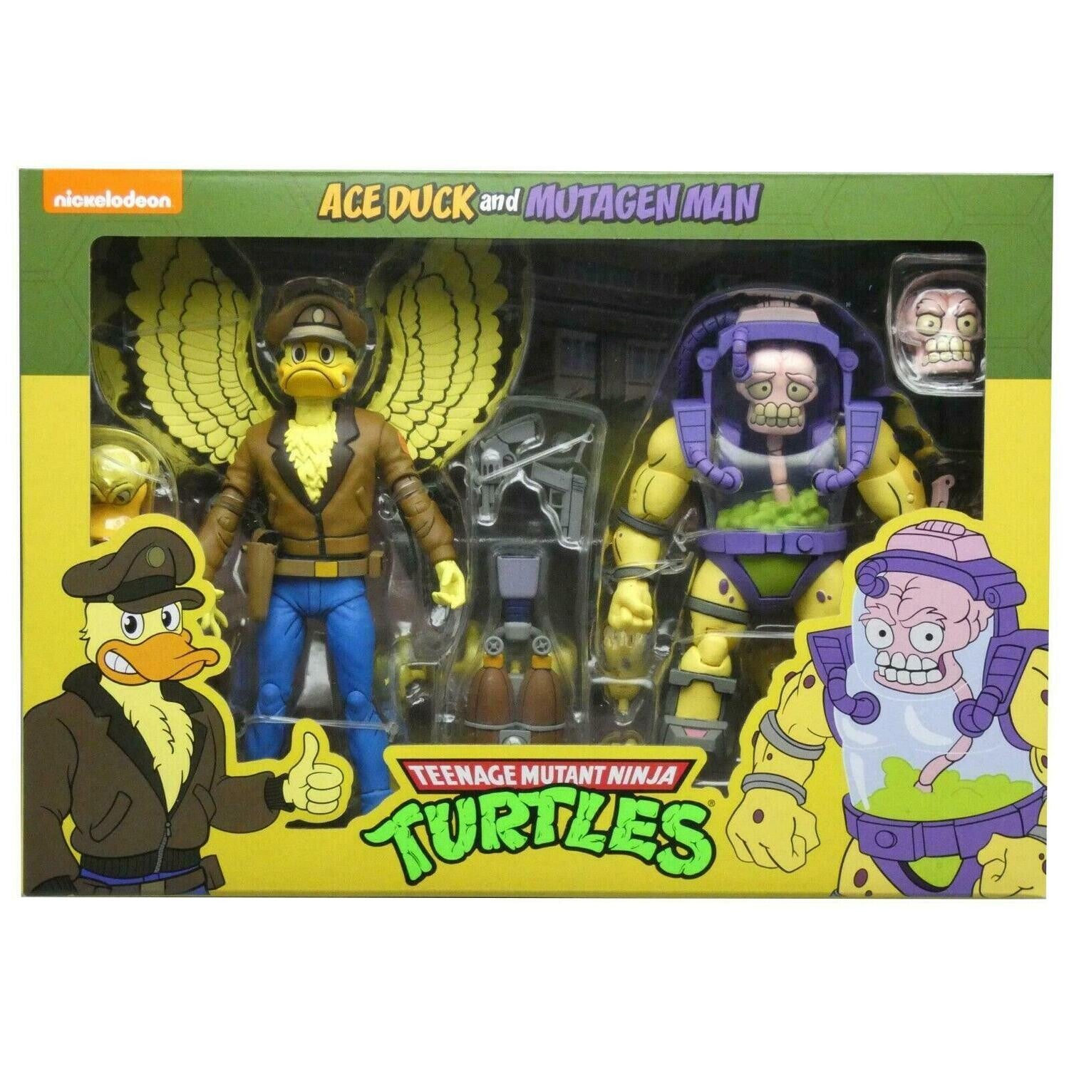 Teenage Mutant Ninja Turtles Ace Duck & Mutagen Man 2 pack By Neca