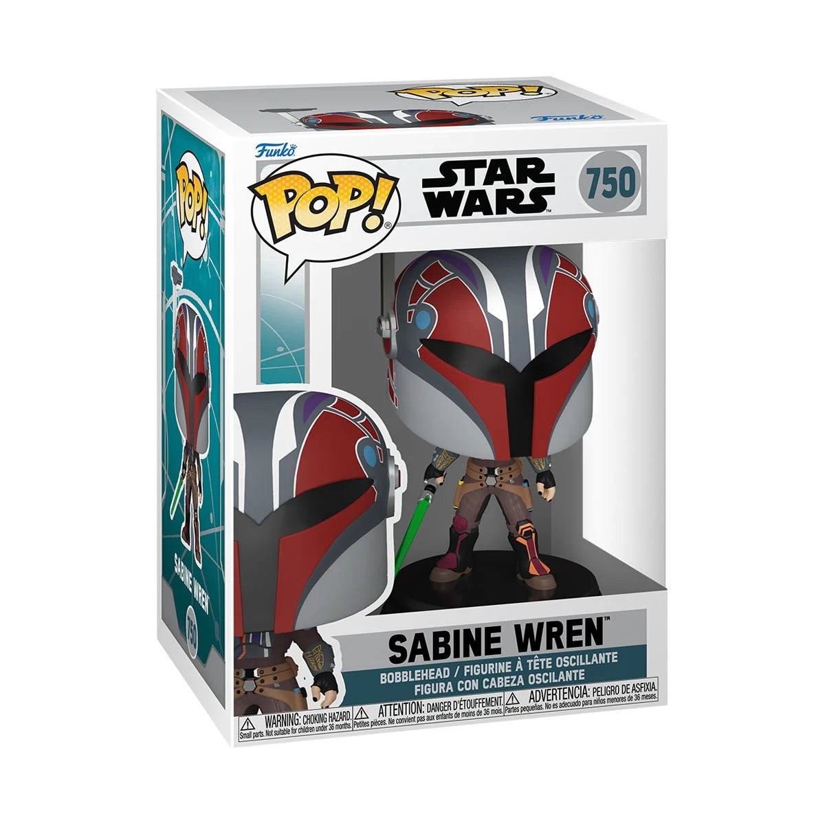 Star Wars: Ahsoka Series 3 Sabine Wren (Mandalorian Armor) Funko Pop!