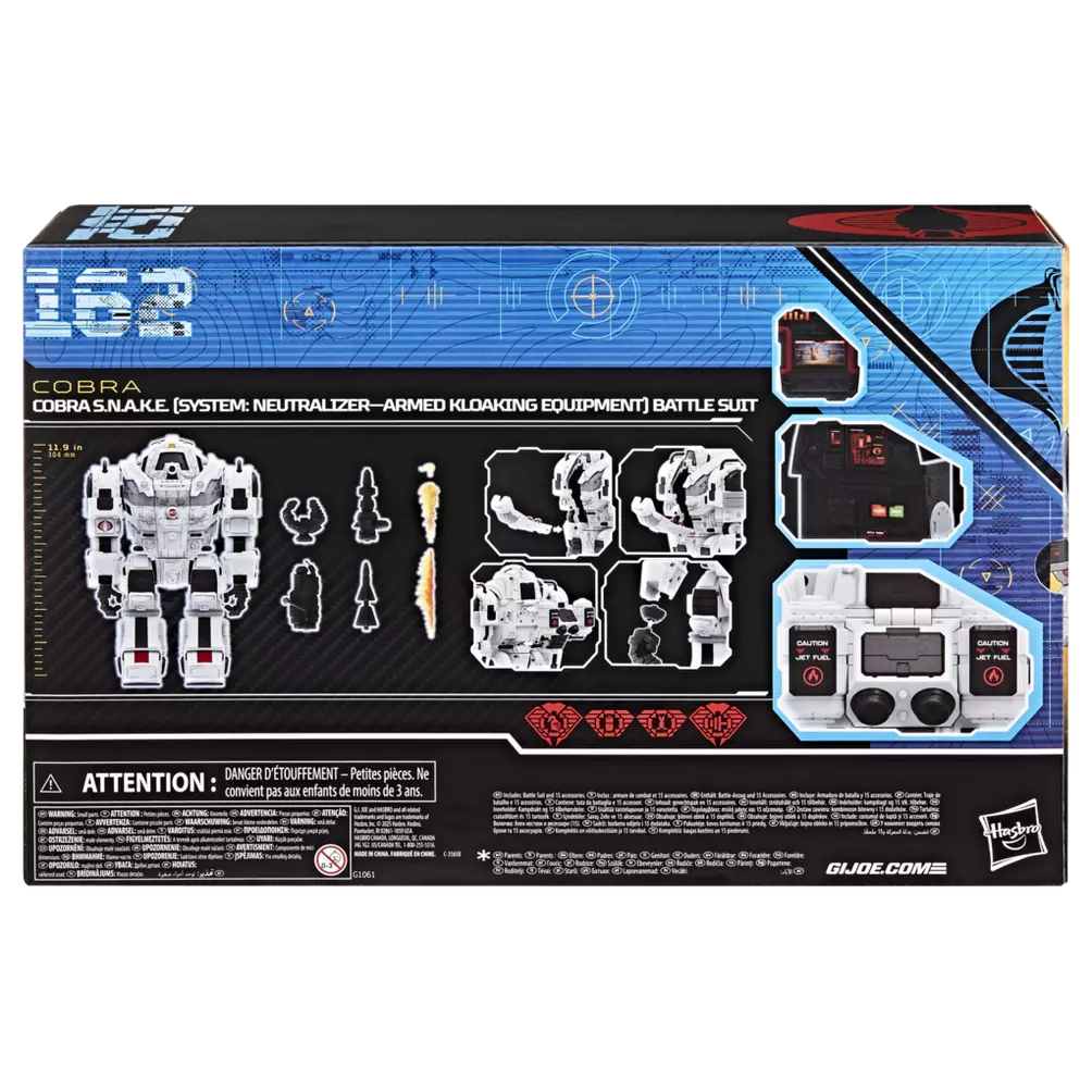 G.I. Joe Classified Series #162 Cobra S.N.A.K.E (System Neutralizer Armed Kloaking Equipment) Battle Suit
