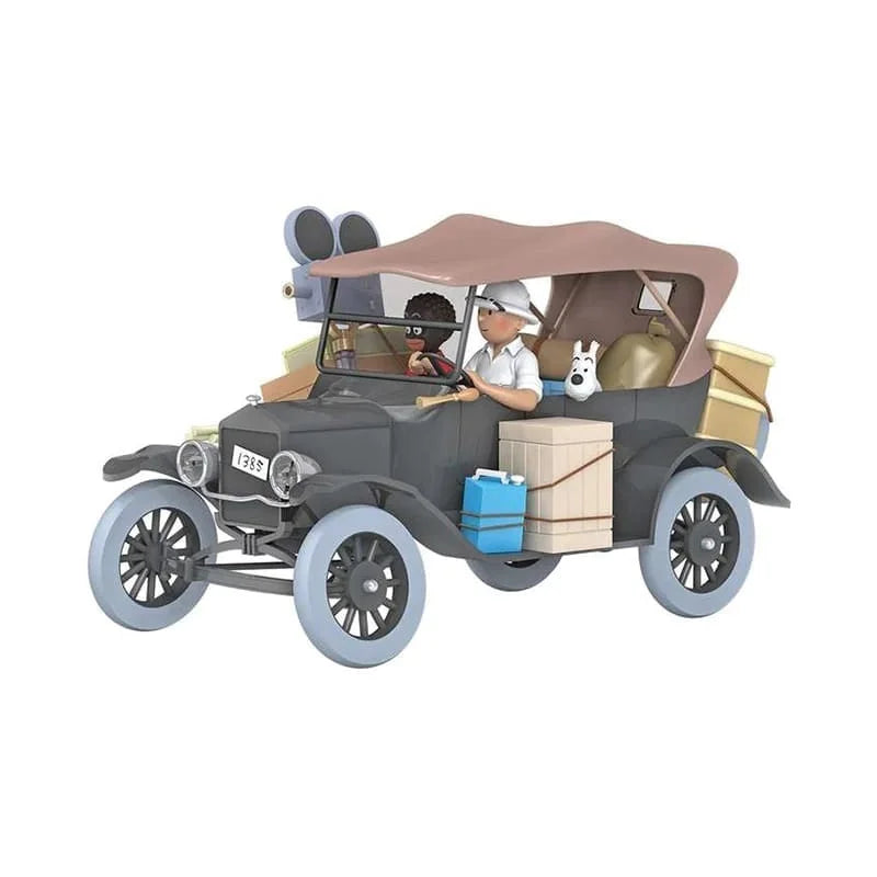 ADVENTURES OF TINTIN Tintin Car #05 1/24 Scale Black Ford T