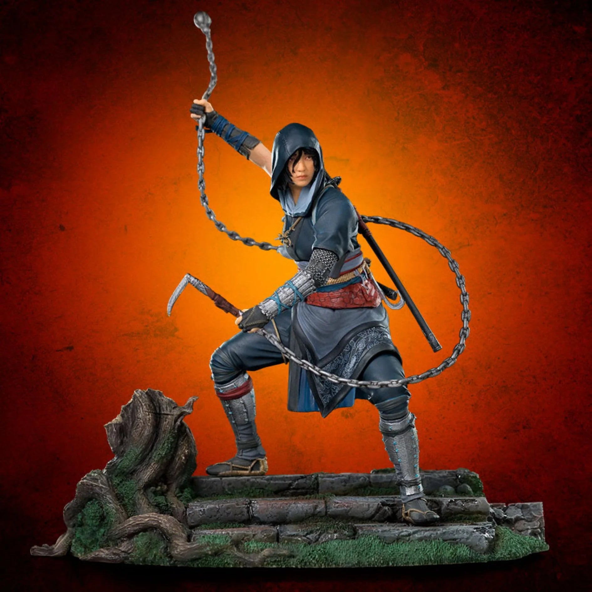 Naoe Assassin's Creed Shadows Statue By Iron Studios