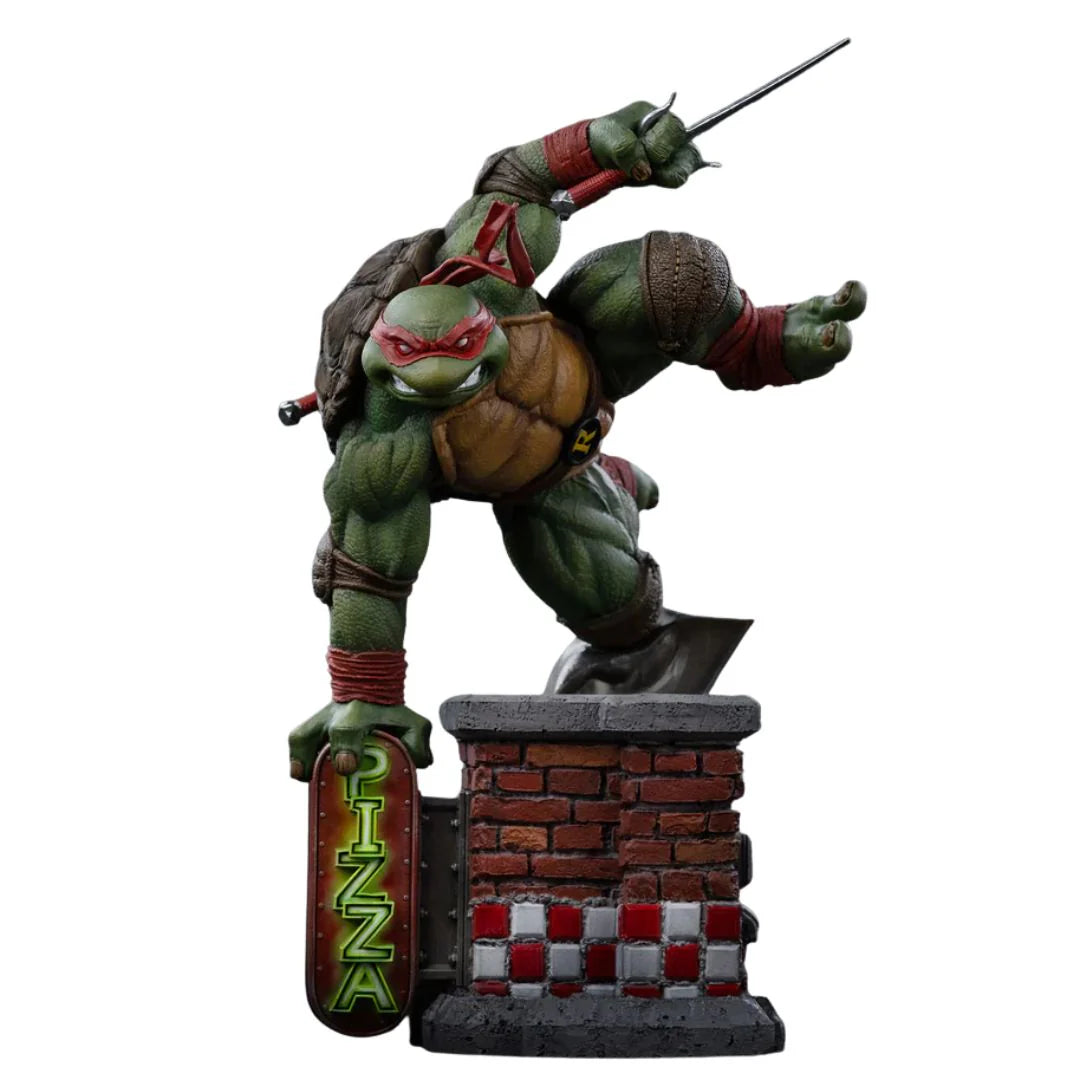 Teenage Mutant Ninja Turtles Raphael Unleashed Statue By Iron Studios