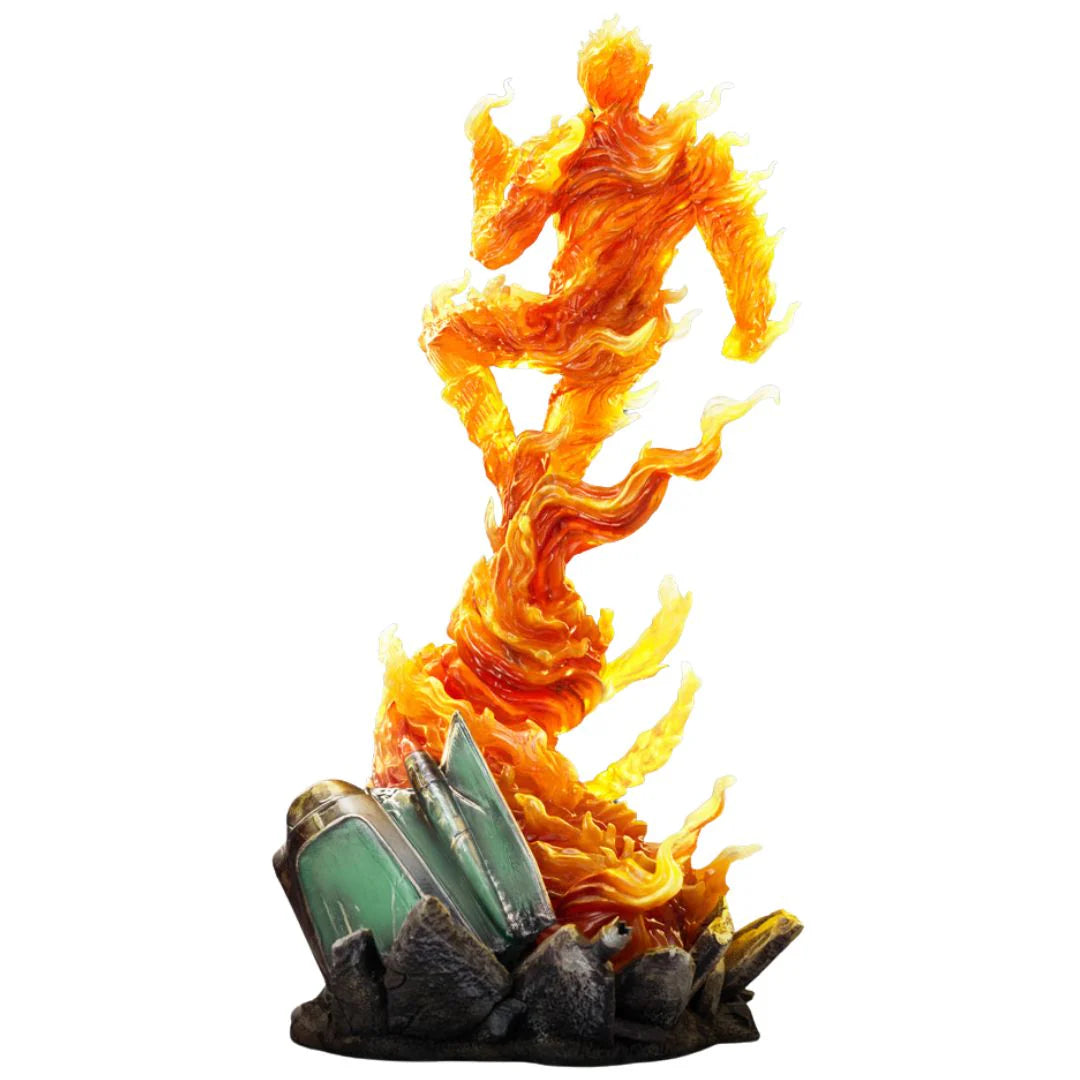 Human Torch Art Scale Statue By Iron Studios