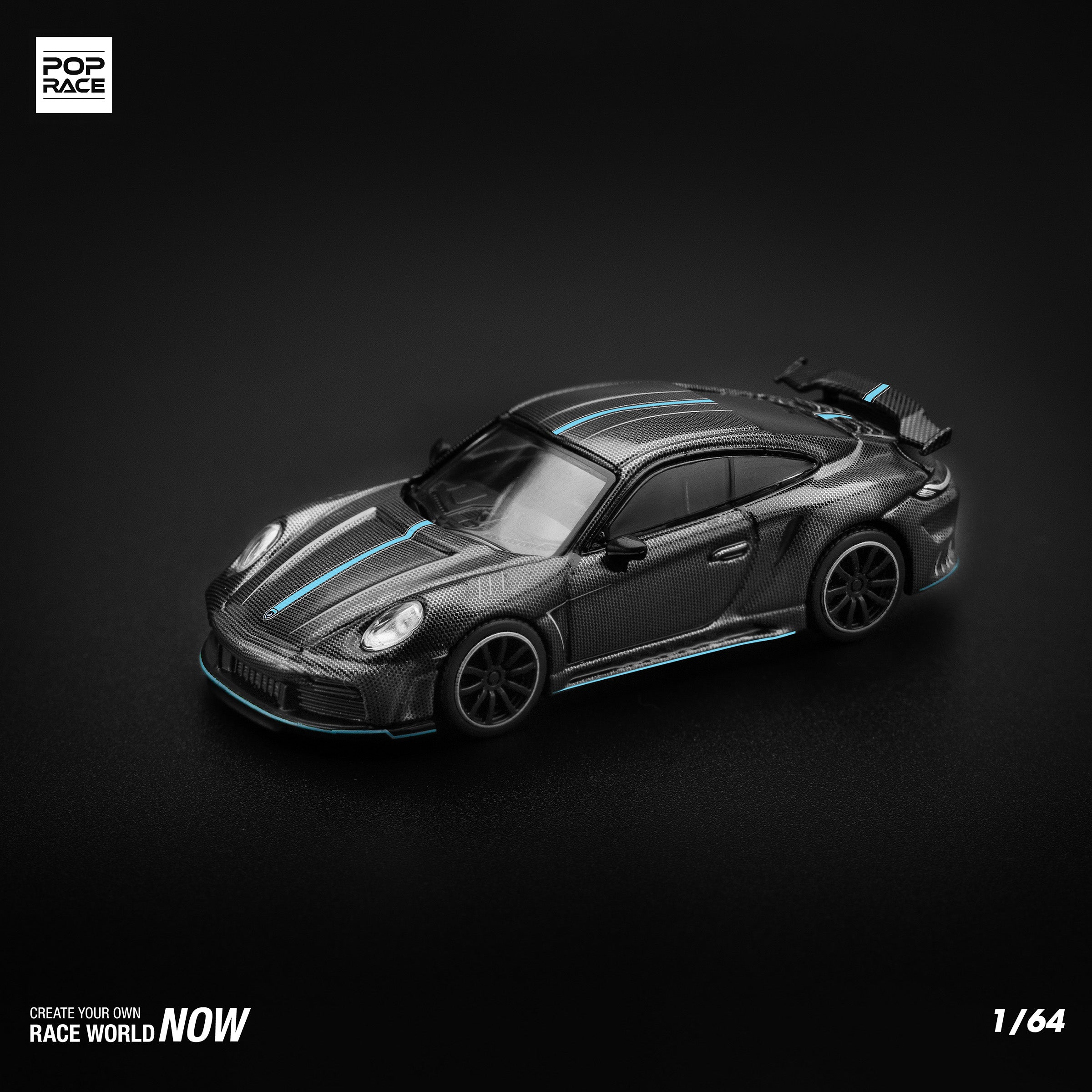 992 Stinger GTR Porsche Carbon Edition Blue Line PR640254 by Pop Race