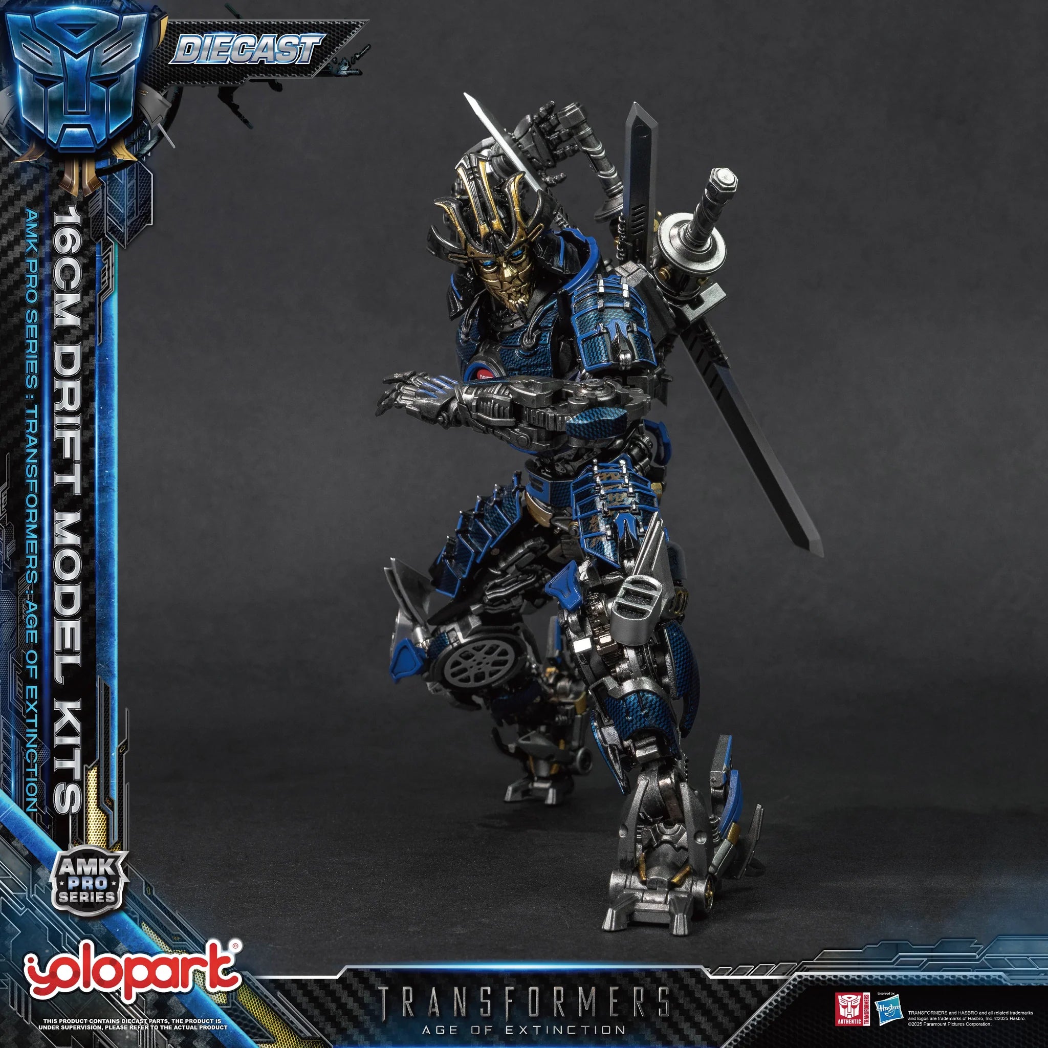 Transformers Age of Extinction Drift Model Kit AMK PRO Series By Yolopark