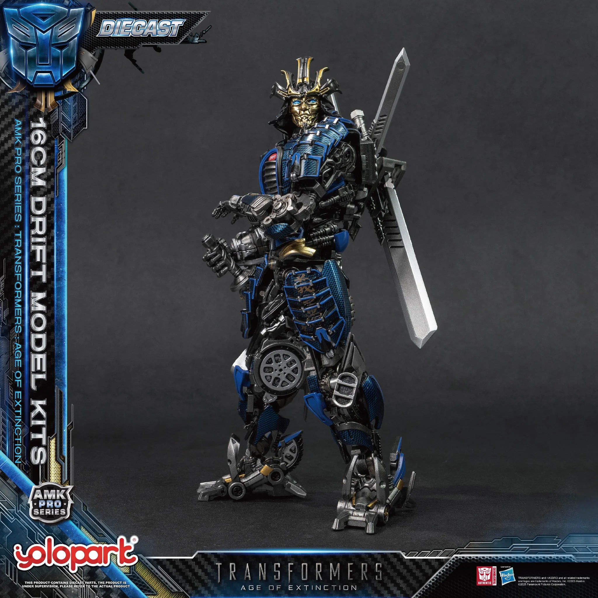 Transformers Age of Extinction Drift Model Kit AMK PRO Series By Yolopark