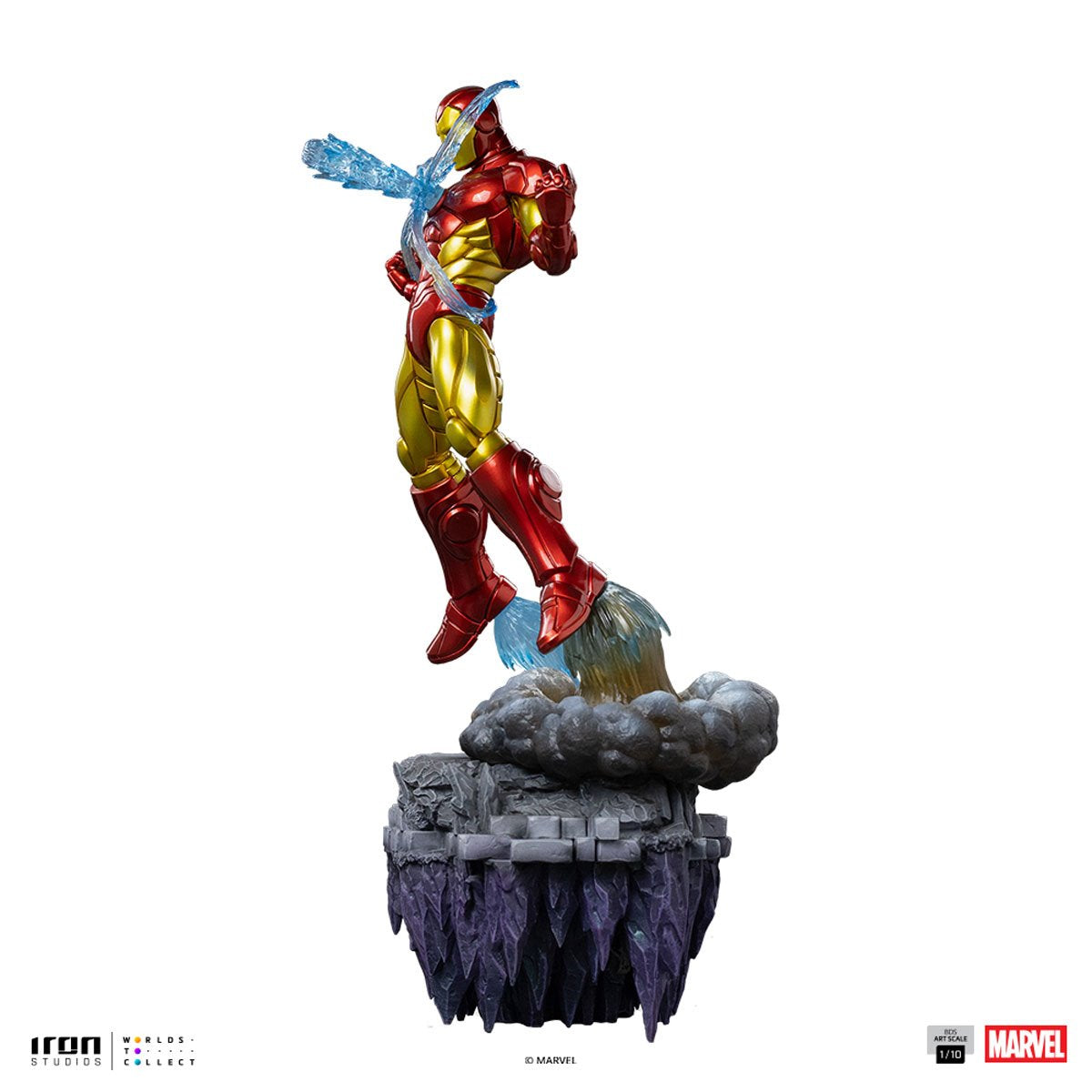 Iron Man Infinity Gauntlet Battle Diorama 1/10 Art Scale Limited Edition Statue By Iron Studios
