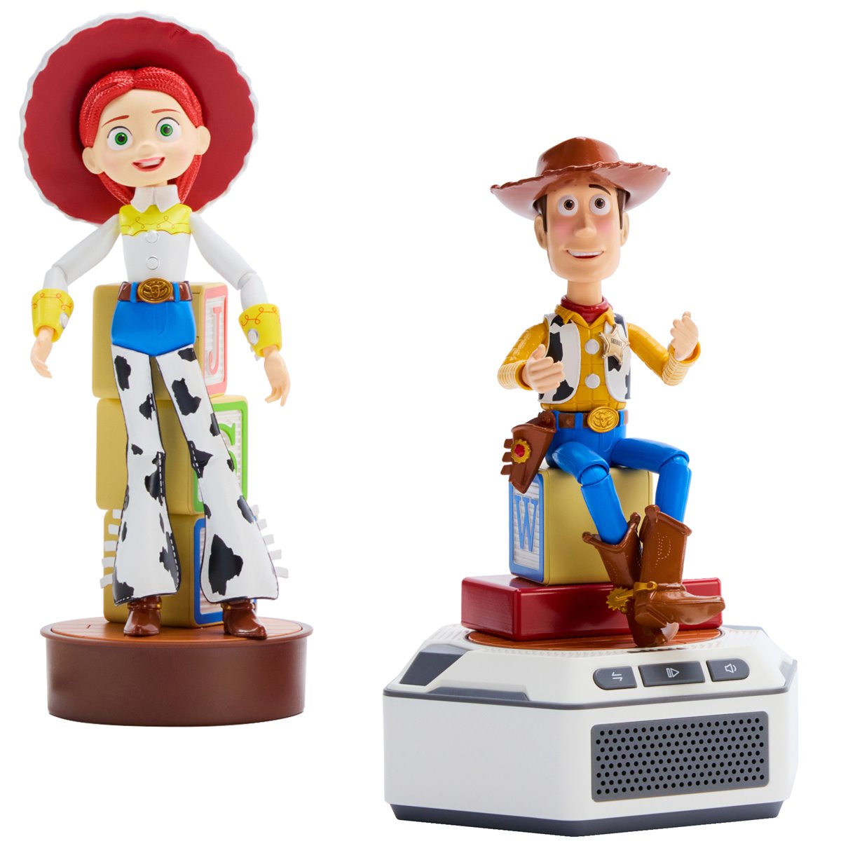 Toy Story Mini Robots Pals Pack Woody and Jessie Robots and Base by Robosen