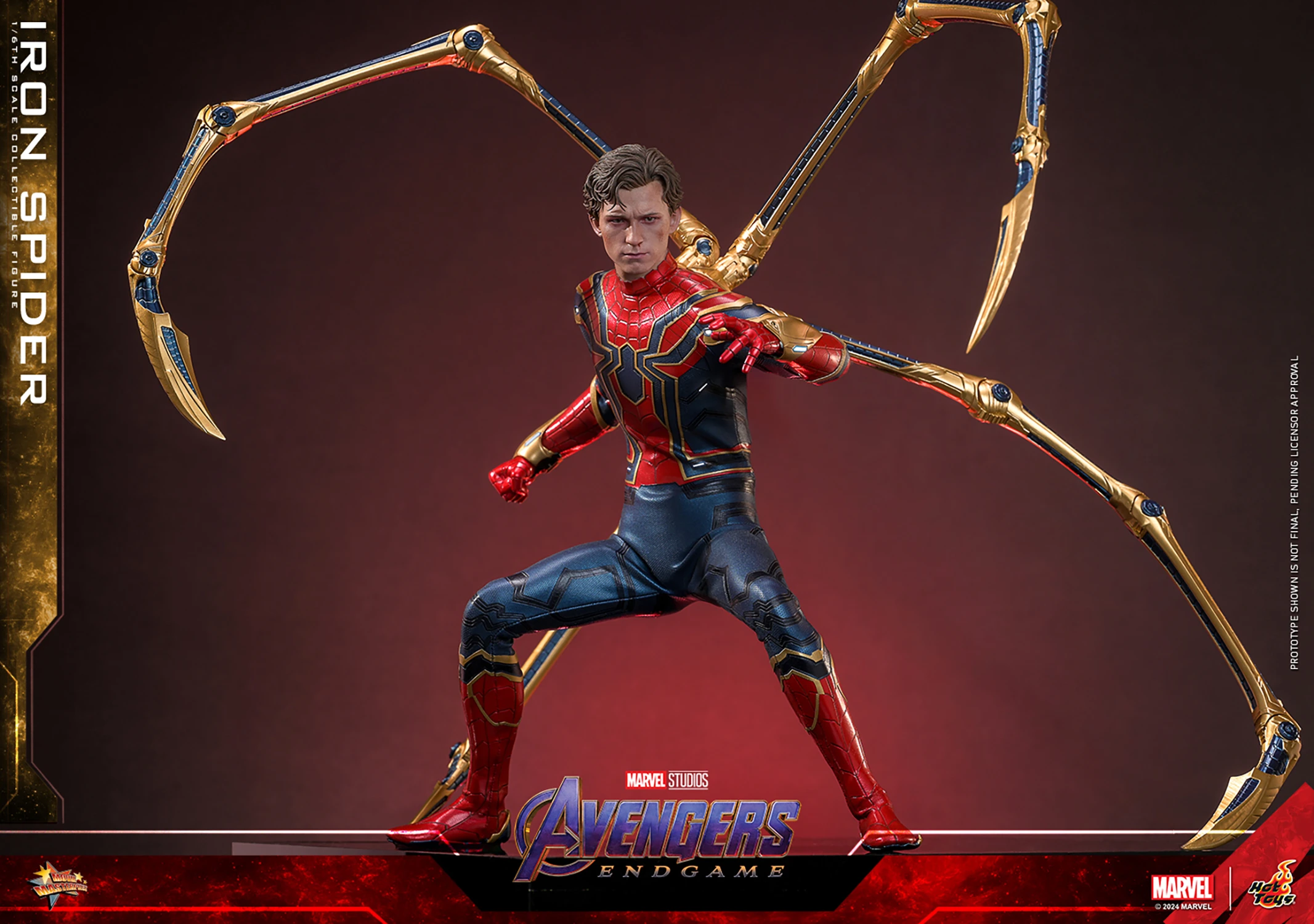 Iron Spider Sixth Scale Collectible Figure (MMS761) by Hot Toys