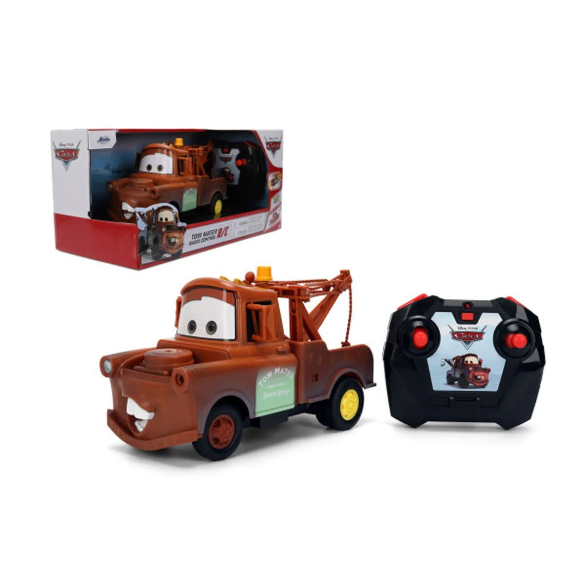 Cars Tow Mater Turbo Racer 1:24 Scale RC Vehicle By Jada Toys