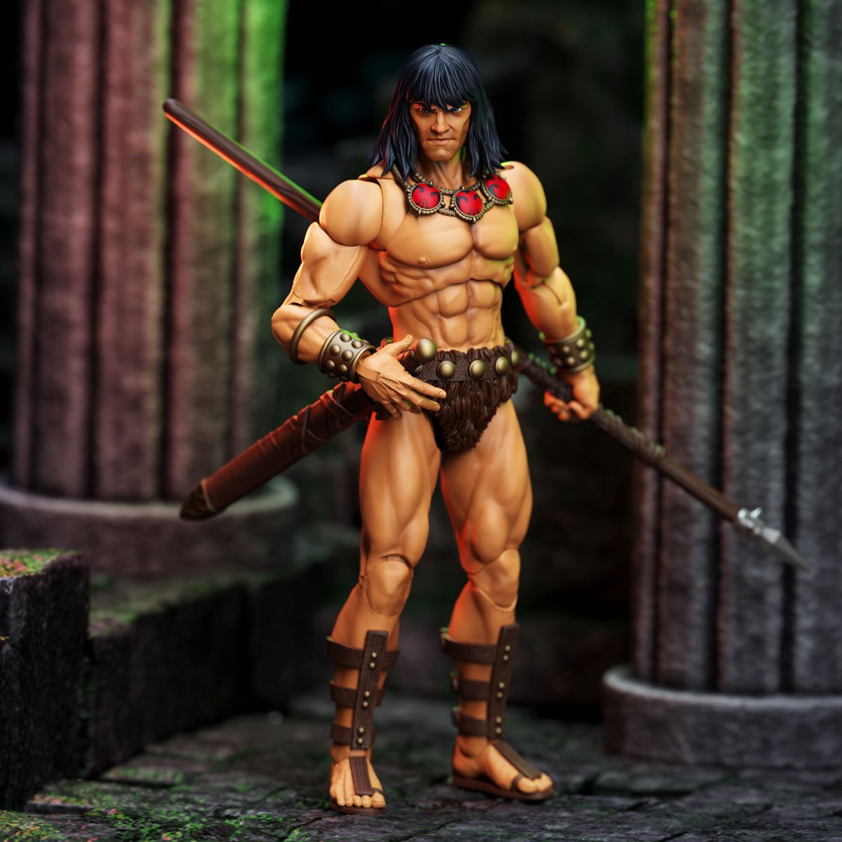 Conan the Barbarian The Tower of the Elephant Young Conan and Yag Kosha Action Figure 2-Pack By Boss Fight Studio