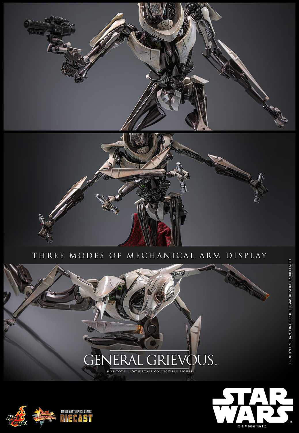 General Grievous Sixth Scale Figure by Hot Toys