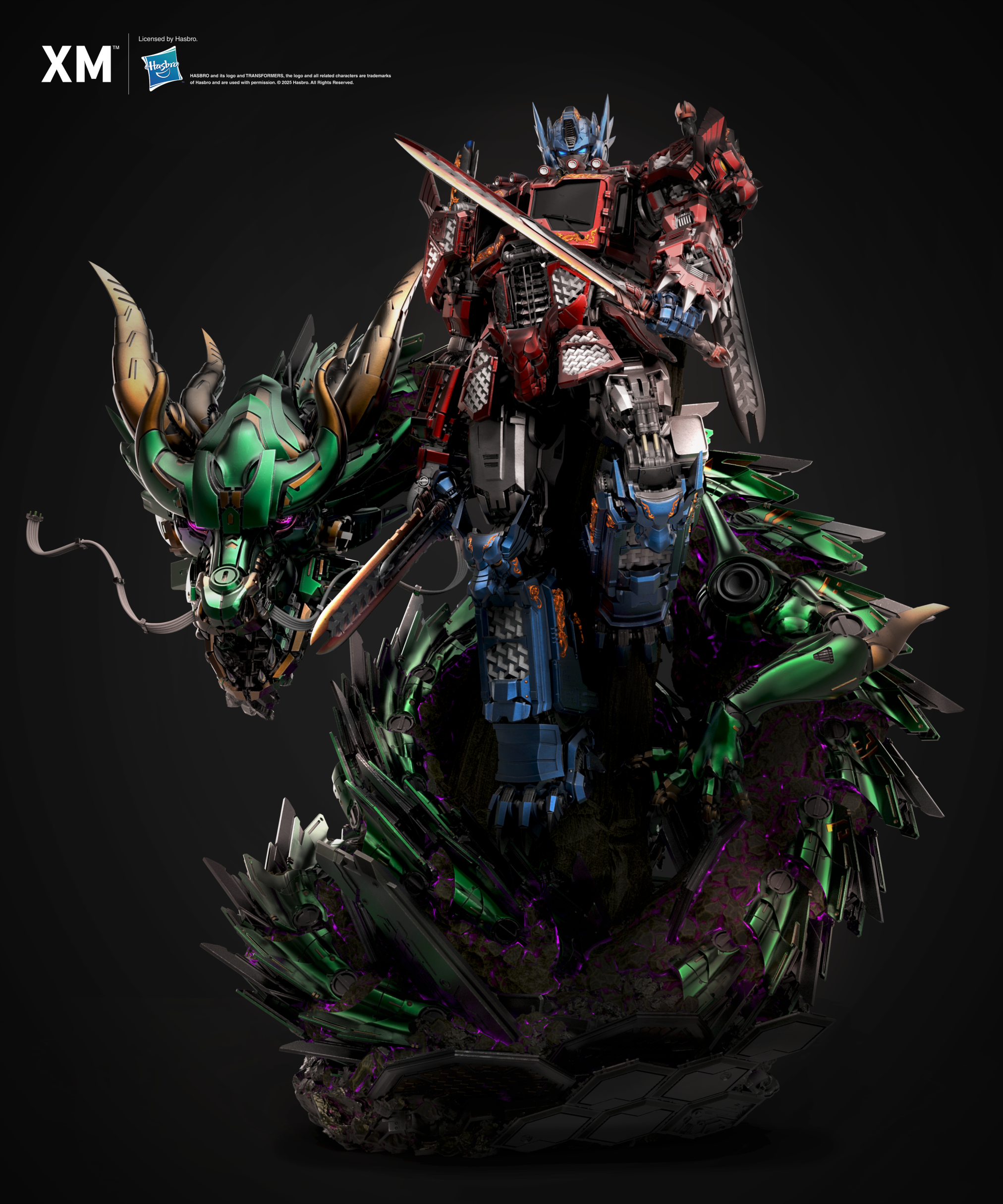 Optimus Prime - Azure Dragon (Mythical Beasts Series) By XM Studios