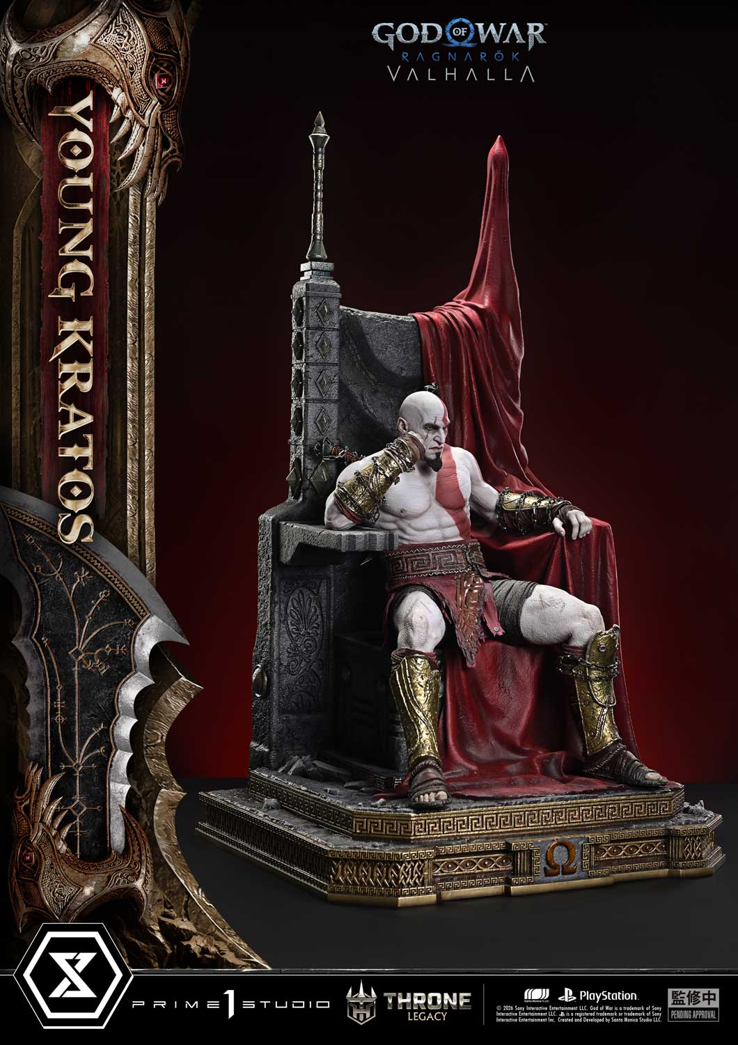 God of War: Ragnarok Young Kratos Bonus Version Statue