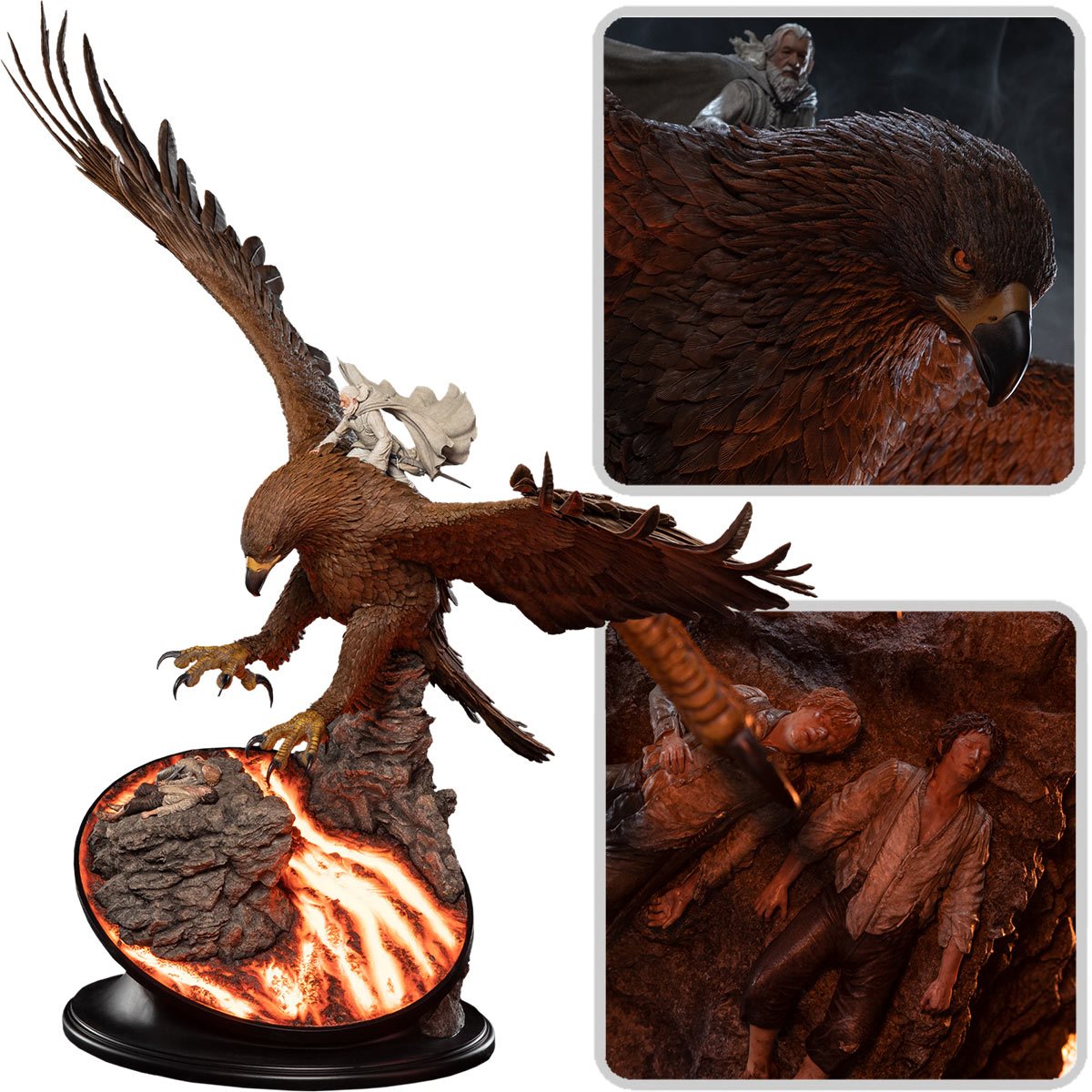 The Lord of the Rings Salvation at Mount Doom Masters Collection Statue